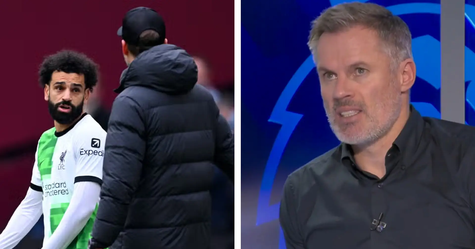 'The only reason': Jamie Carragher offers theory on Mo Salah argument with Jurgen Klopp
