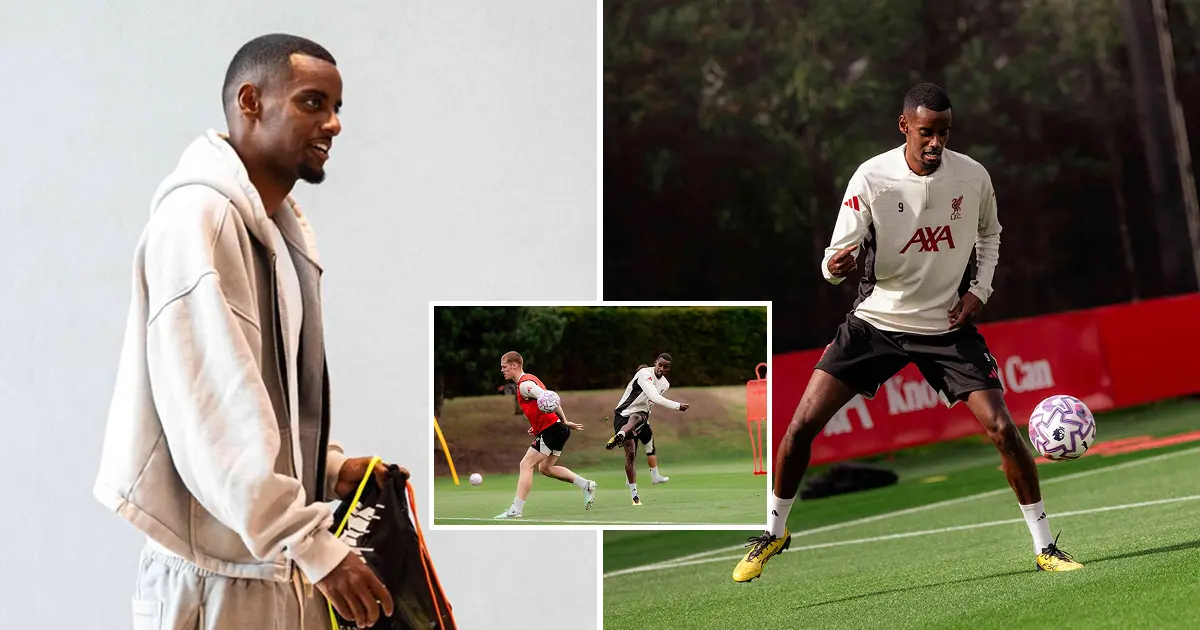 In pictures: Best moments from Alexander Isak's first training with ...
