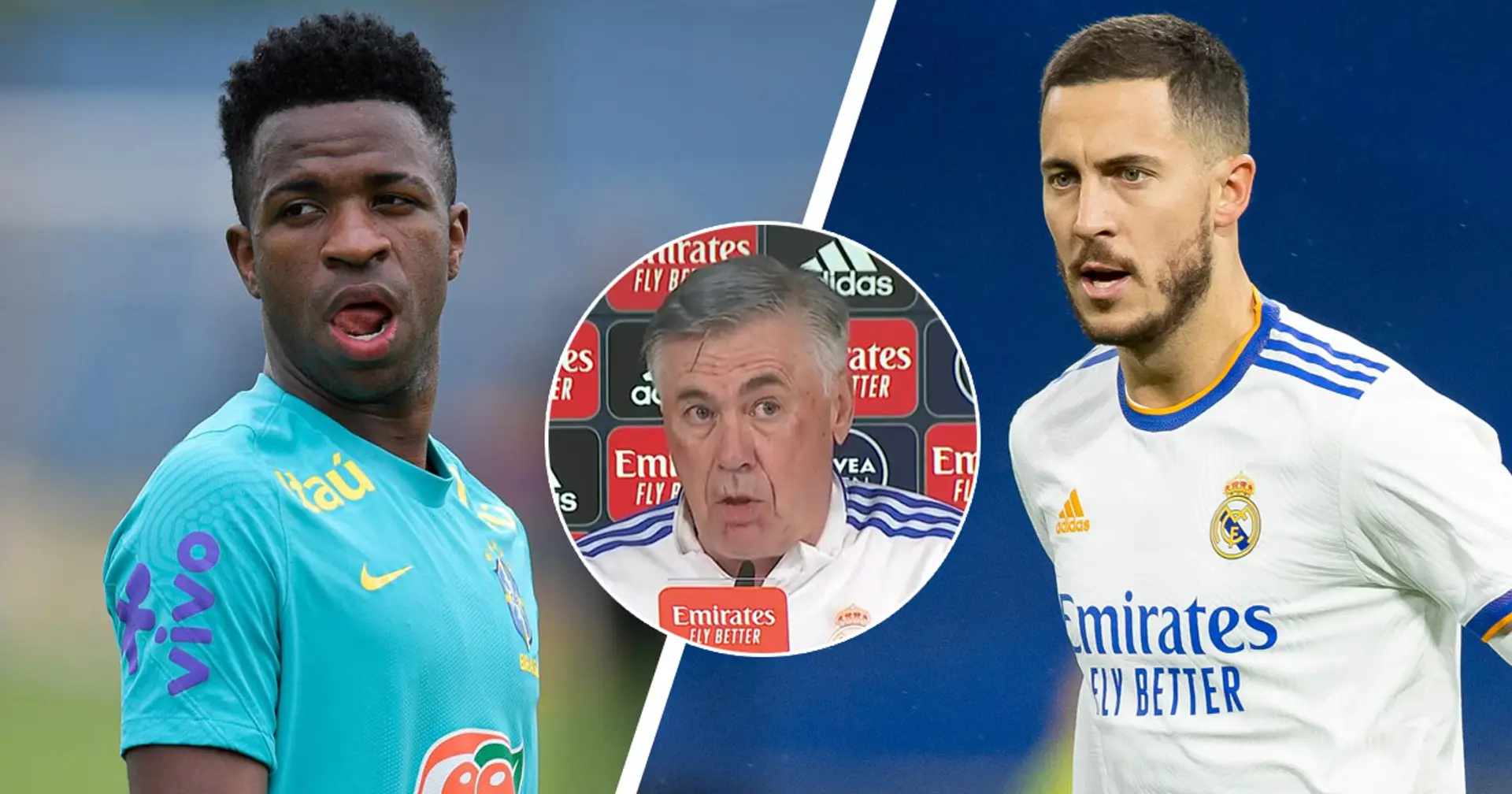 Ancelotti opens up on the condition of Brazil internationals ahead of Bilbao, says Hazard and Bale could start