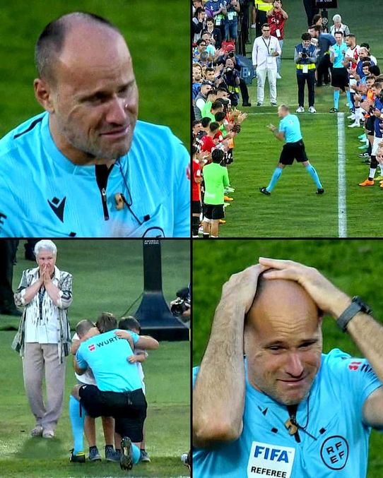 REFEREE MATEU LAHOZ IN TEARS AFTER OFFICIATING FINAL LA LIGA GAME! WILL YOU MISS HIM? 