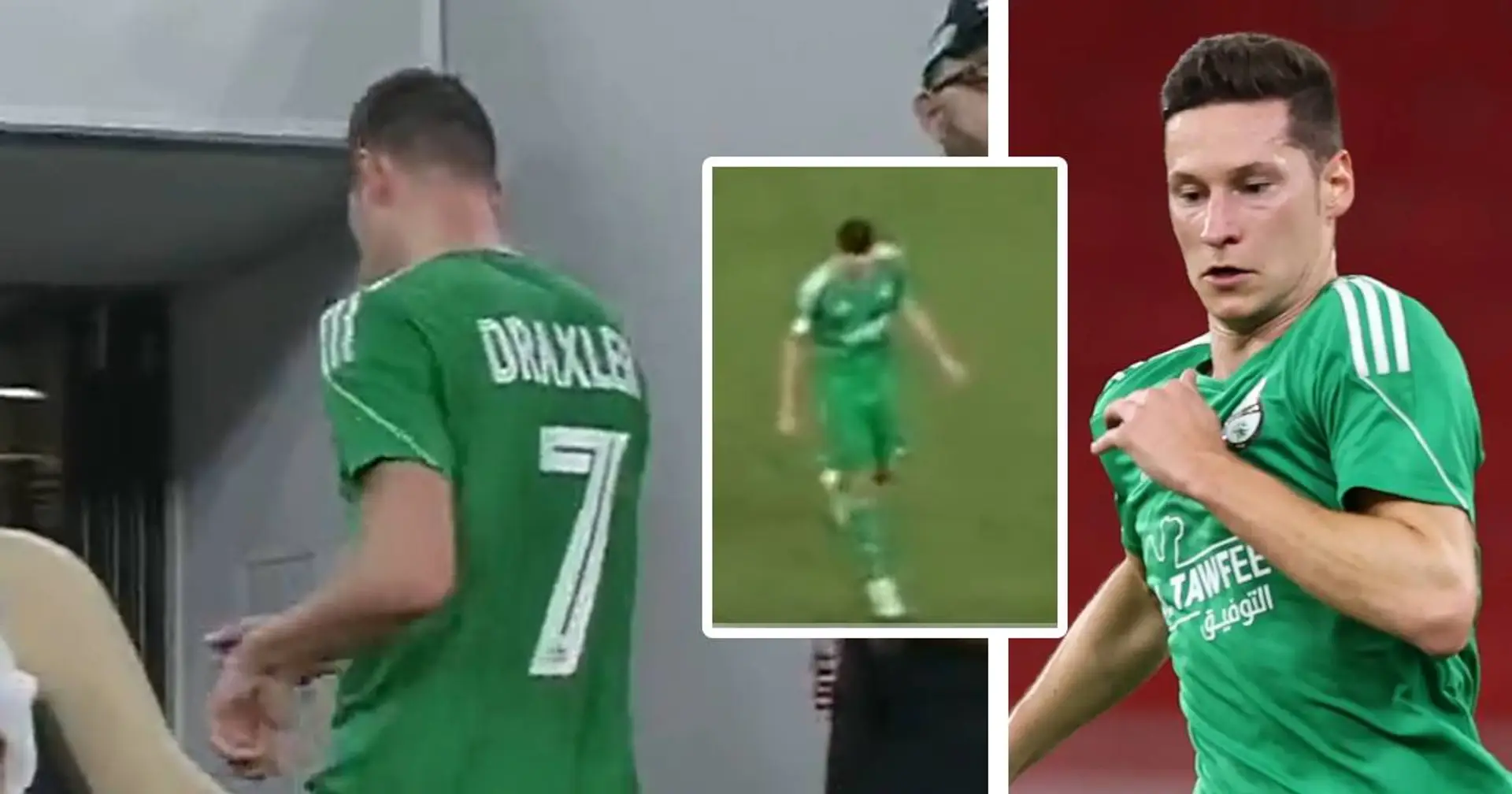 Scène surréaliste : Draxler quitte précipitamment le terrain en plein match avec son club d'Al Ahli - aucune raison avancée