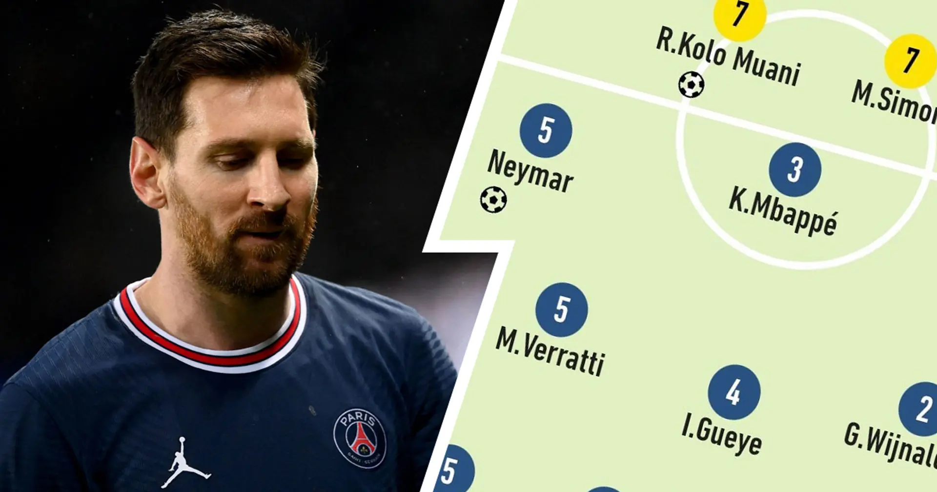 Messi receives 4/10 from L'Equipe as Nantes defeat PSG 3-1
