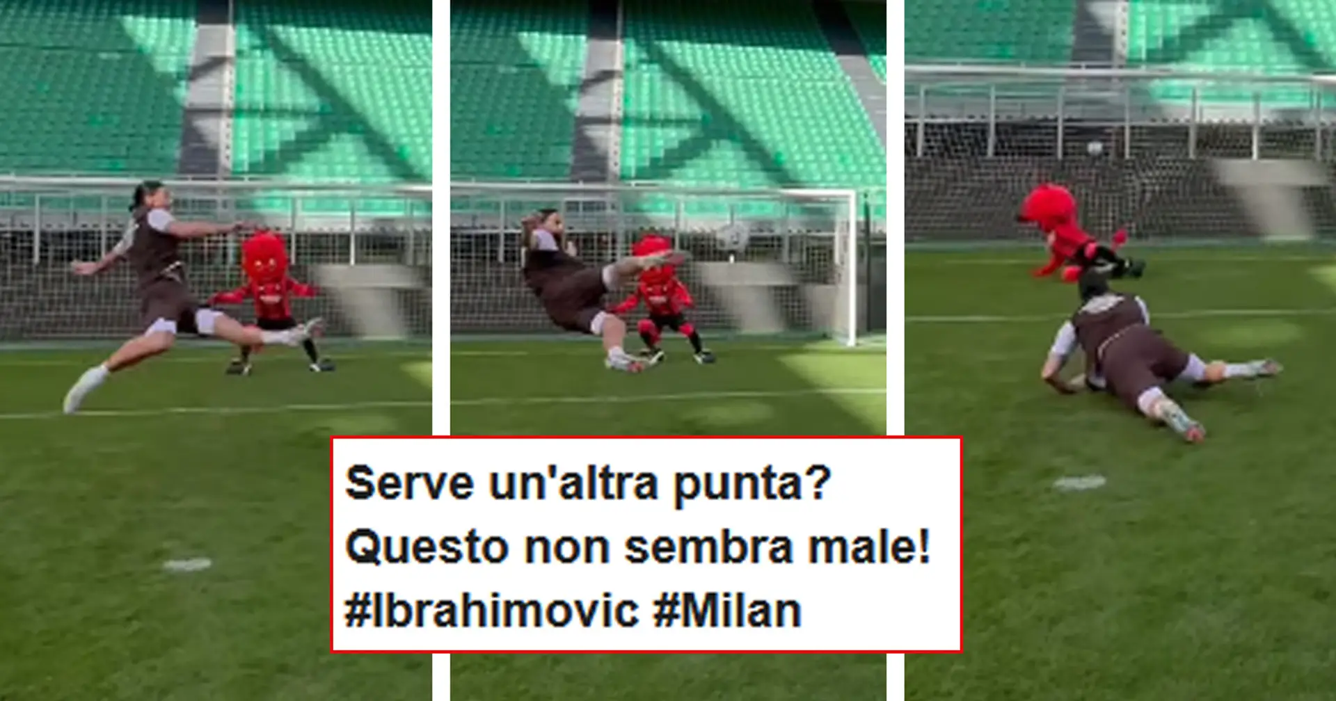 Ibrahimovic torna al gol a San Siro! Mezza rovesciata e tifosi del Milan in delirio sui social: "Il nuovo attaccante"
