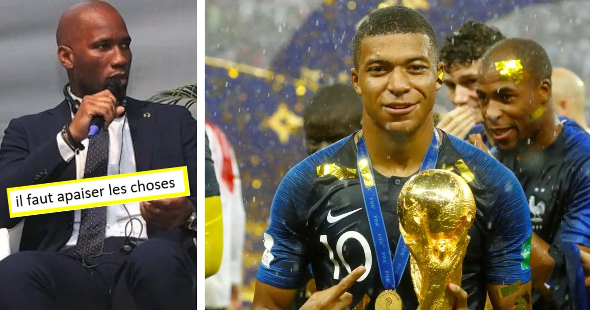 "Il vous a donné une coupe du monde", Drogba fustige le "Mbappé bashing" en France actuellement
