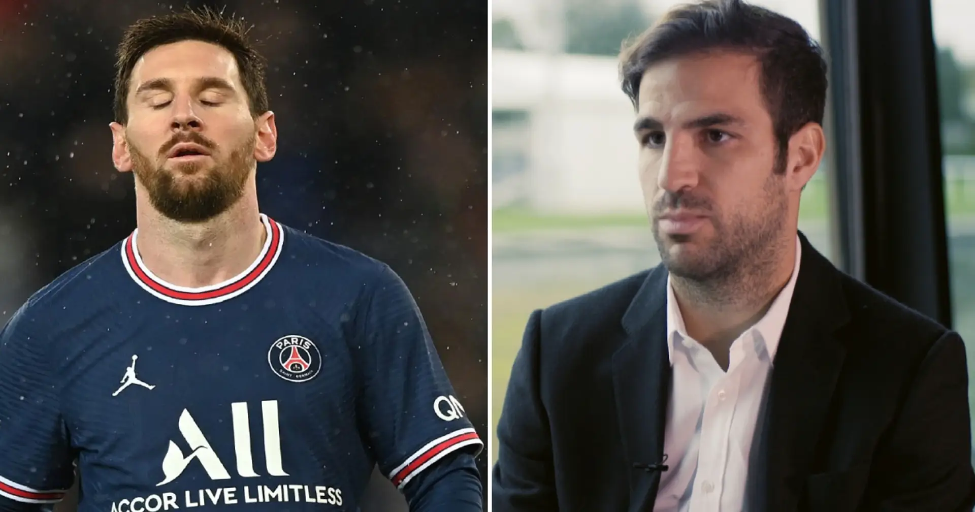 Fabregas: "Le temps de Messi à Paris est une phase passagère. Il reviendra"