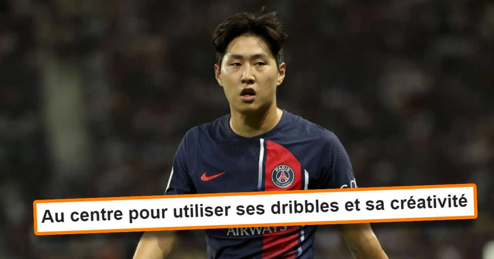 "Pas le rythme pour jouer ailier" : Les fans du PSG évoquent un poste où Lee Kang In serait meilleur