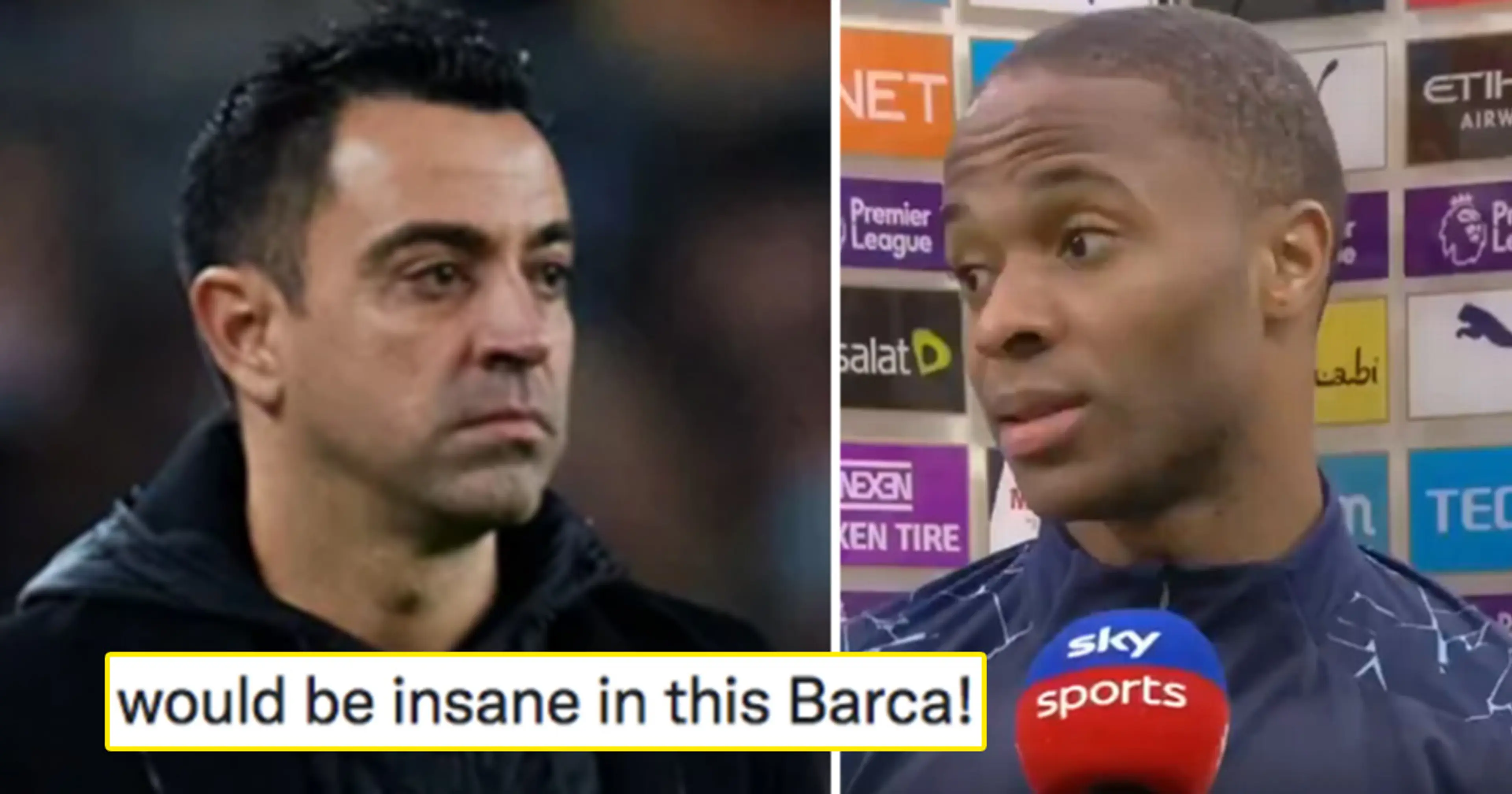 'The exact profile Xavi needs': Some Cules suggest ex-Barca player as Sterling alternative