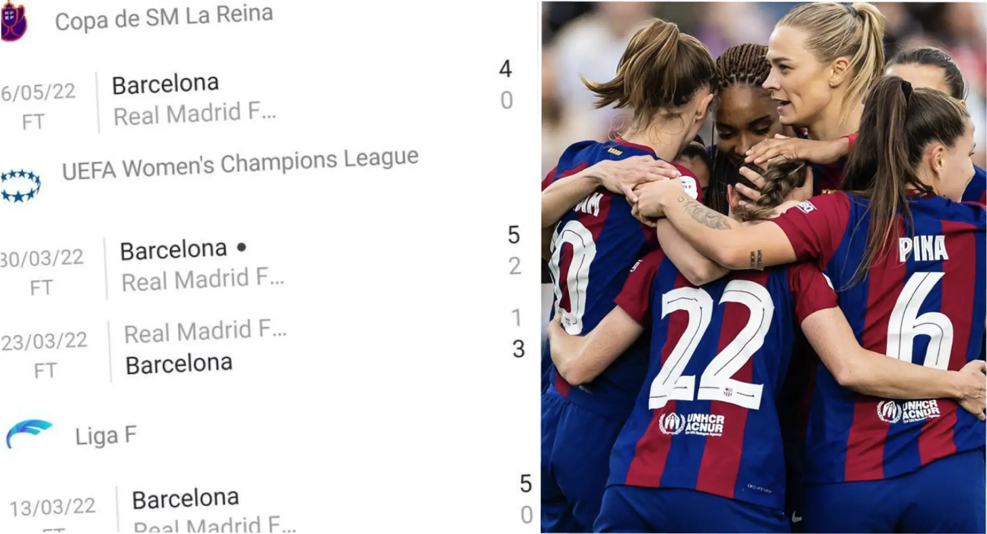 Barca Femeni smash Real Madrid in yet another Clasico – their head-to-head record is WILD