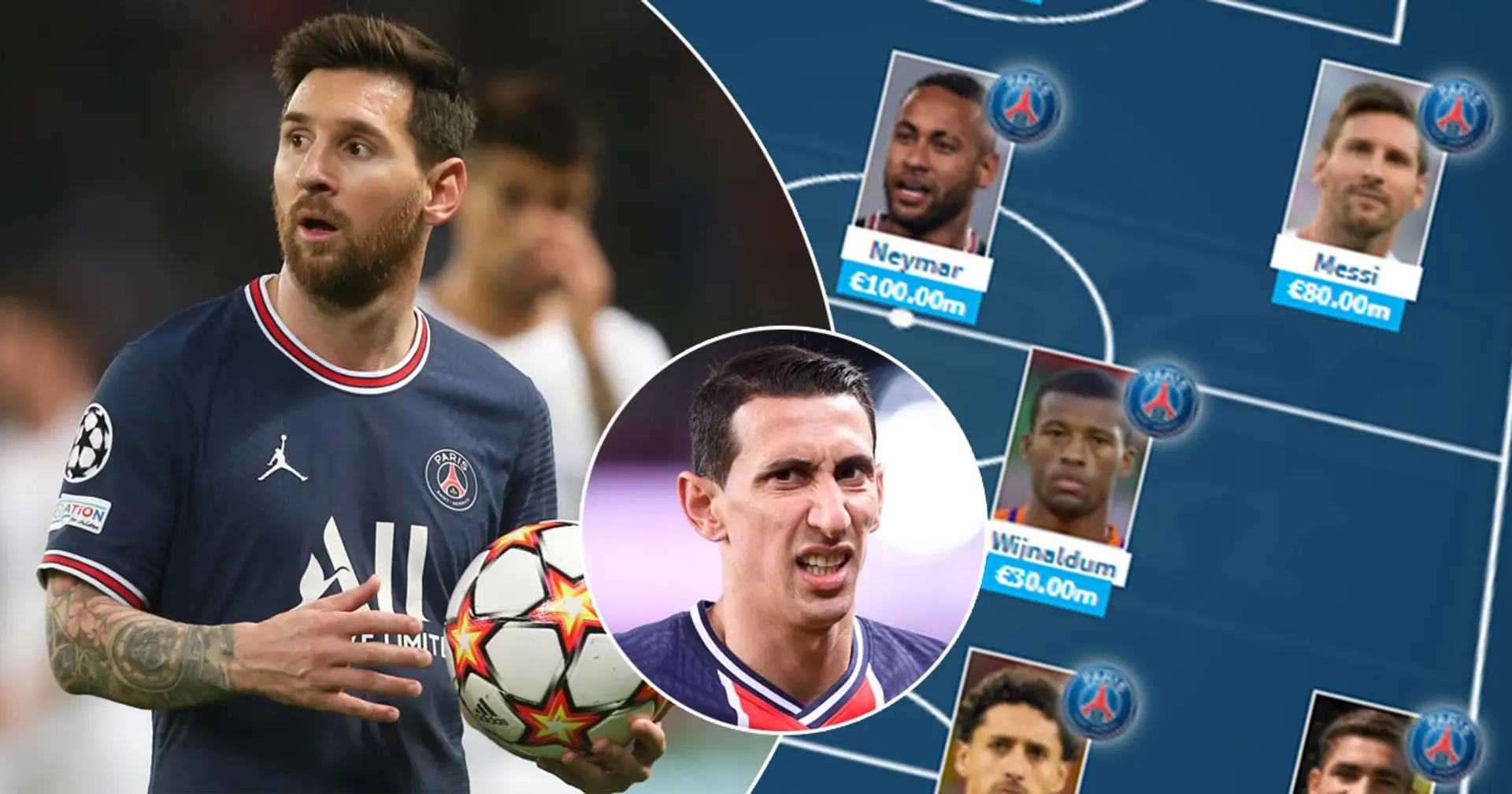 5 new signings in, Di Maria out: PSG's most expensive possible XI revealed