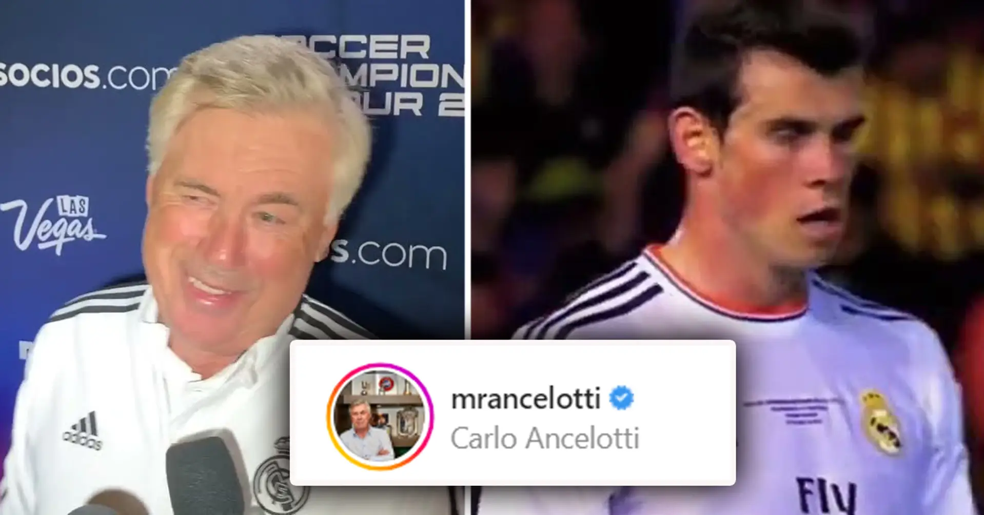 "Unvergesslich... Vielen Dank, Gareth": Ancelotti verabschiedete sich von Bale mit einem Foto, das einen der legendärsten Momente des Walisers zeigt 