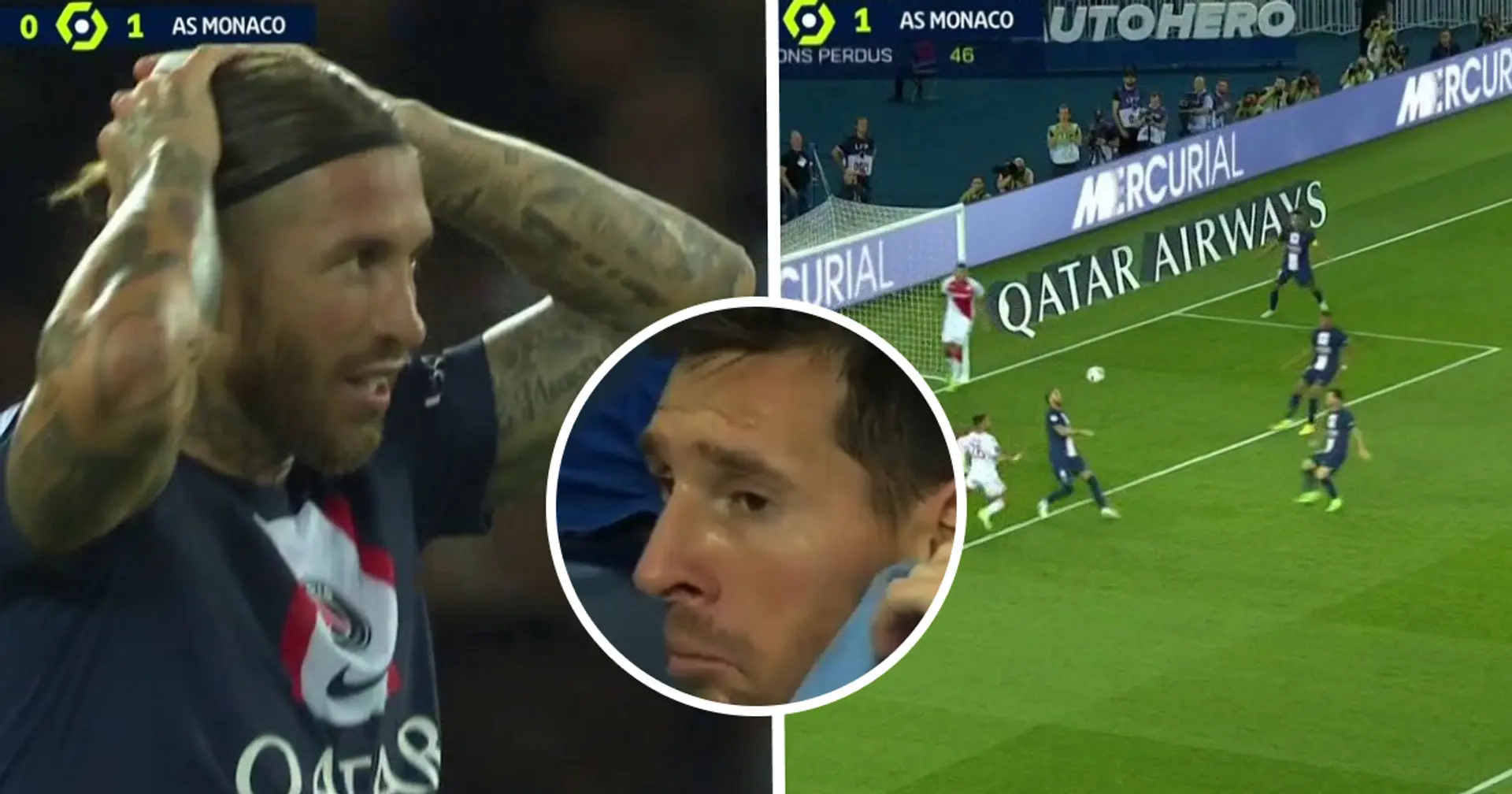 Sergio Ramos tente un tir acrobatique ambitieux avec le PSG - la réaction de Messi repérée