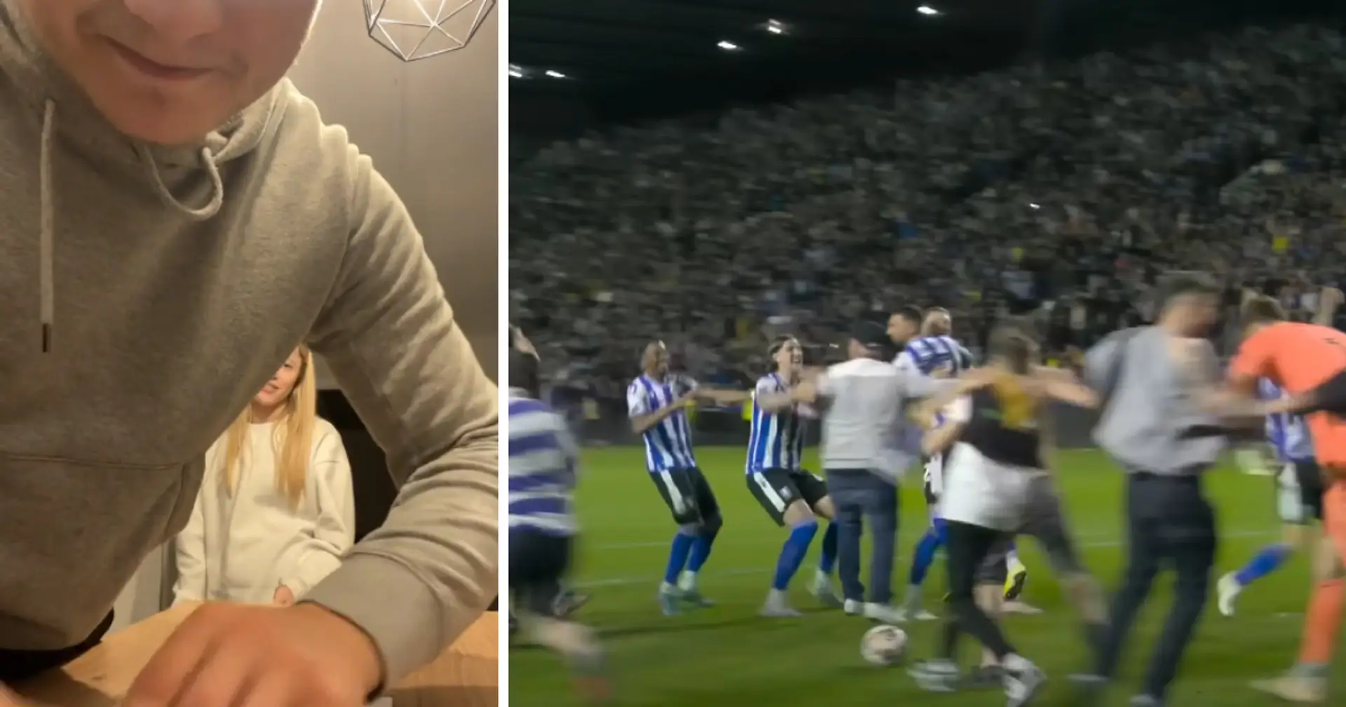 Sheffield Wednesday fan ripped off ticket on camera - his team overcame 4-0 deficit and made it to Wembley