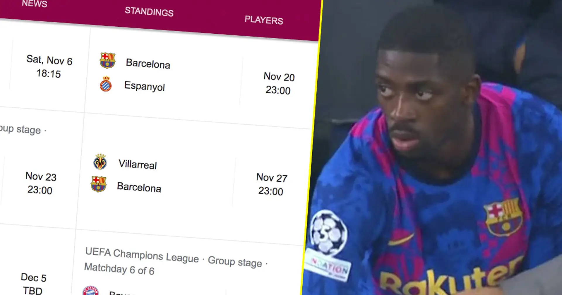 Revealed: How much time Dembele will miss through injury