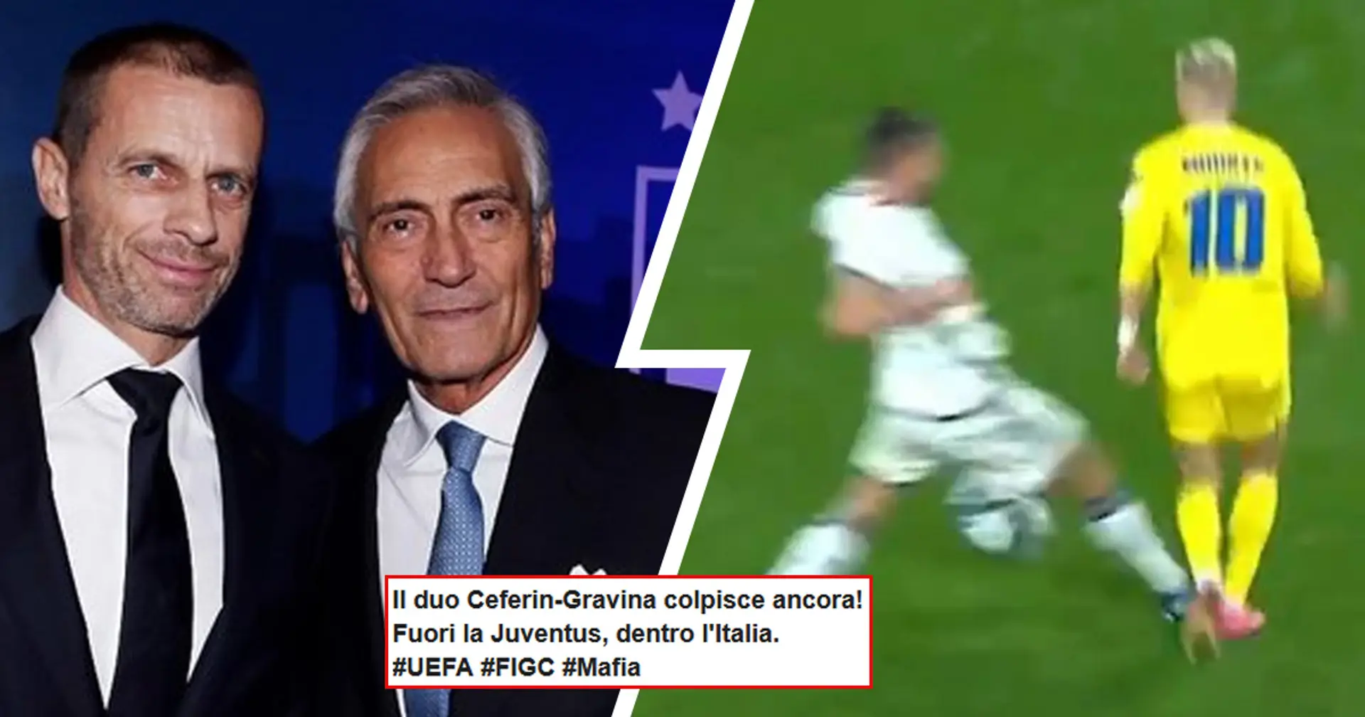 L'Italia vola a EURO24, rigore netto non dato contro, i tifosi pungono Gravina e Ceferin: "Essere vicepres. UEFA serve"