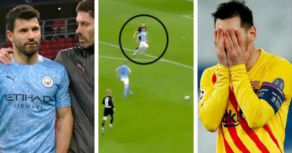 'No me pasan el balón': Sergio Agüero, objetivo culé,  molesto con sus compañeros del City en la victoria vs Gladbach