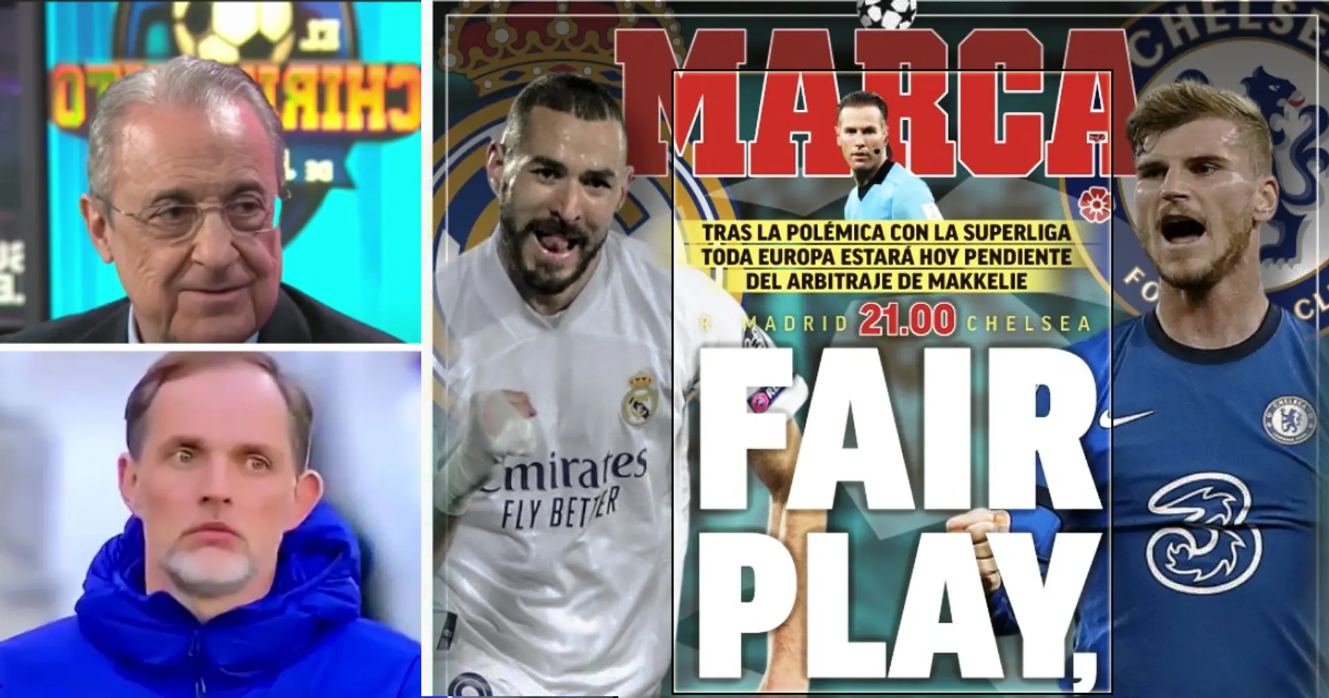 'There'd be 2 penalties to Chelsea': Pro-Madrid Spanish media predict unequal refereeing in Blues' favour