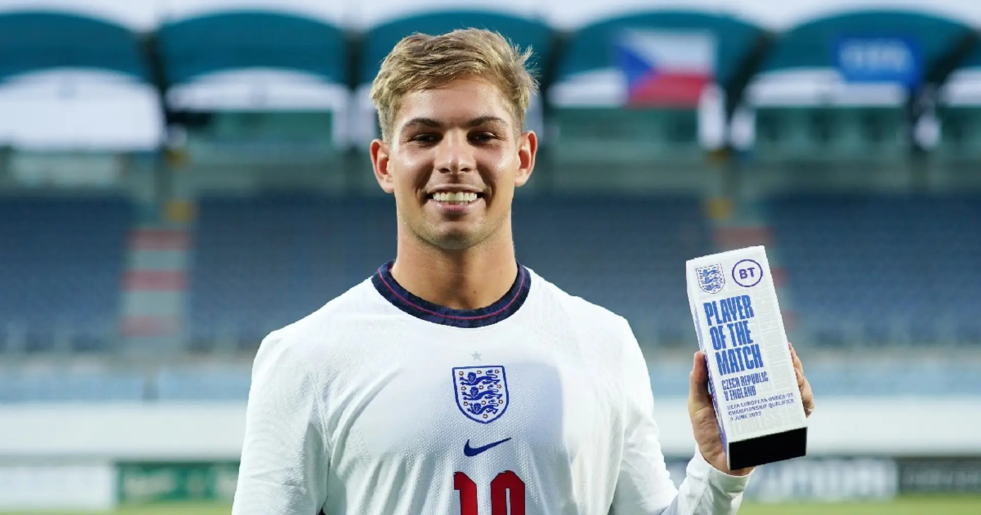 Emile Smith Rowe named in England's U21 Euro squad 