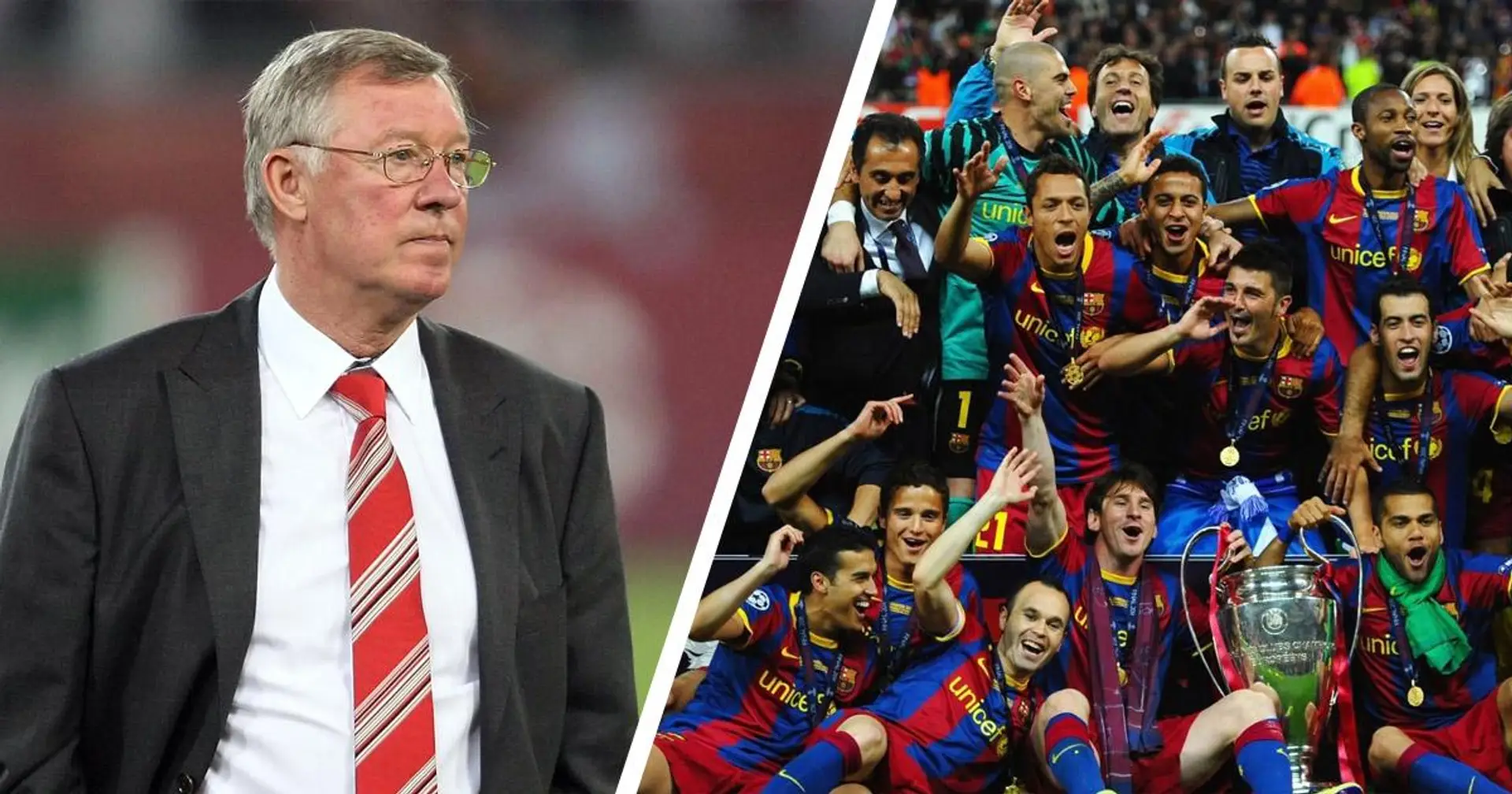 Sir Alex Ferguson afirma que el Barça 2011 es el equipo que más merece la etiqueta de 'equipo de ensueño'