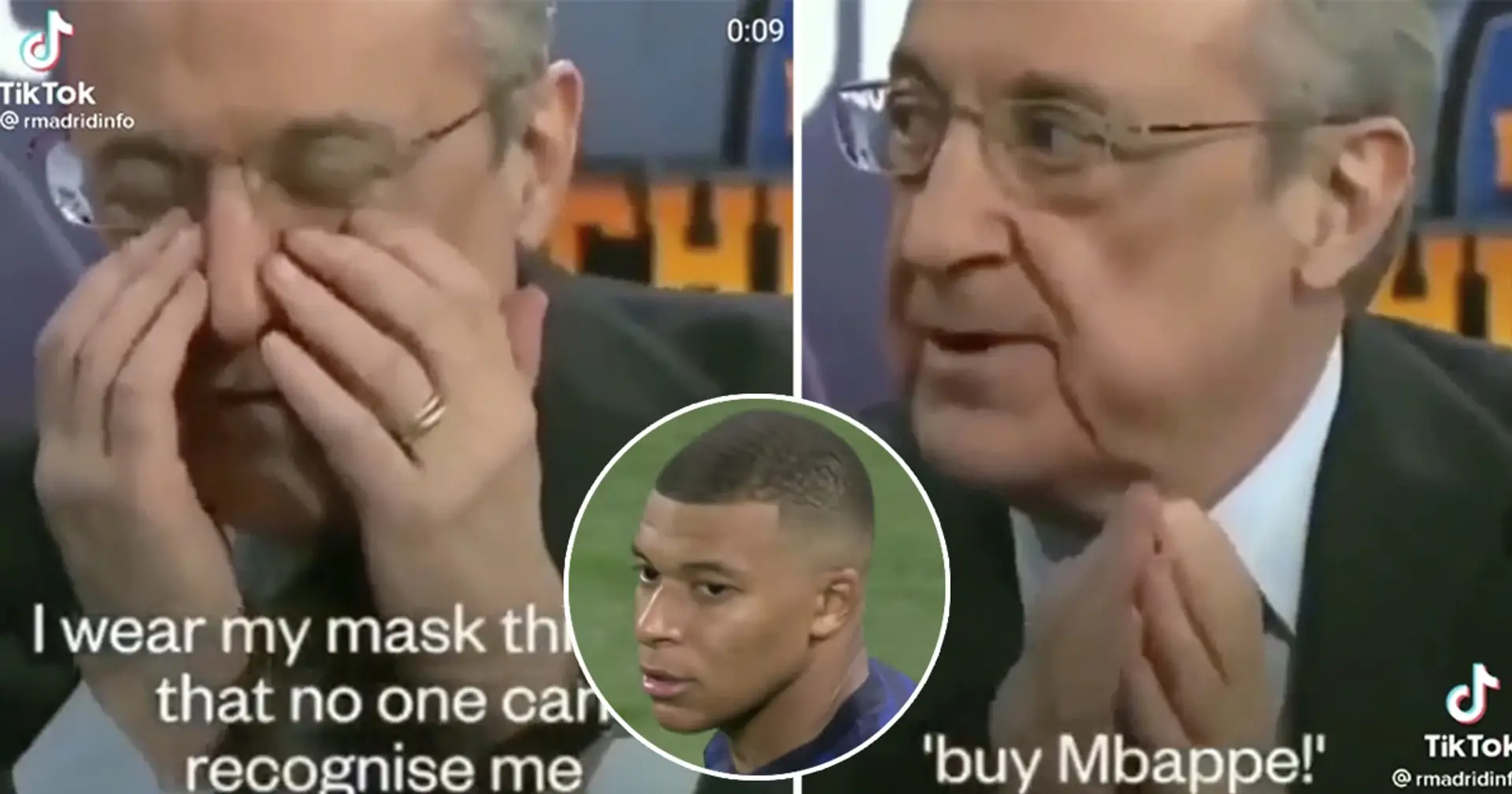'I say don't worry': Florentino Perez's amazing reaction to Mbappe rumours from latest interview