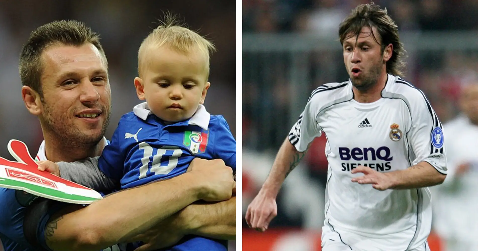 'In honour of my idol': Antonio Cassano's son is named after Leo Messi