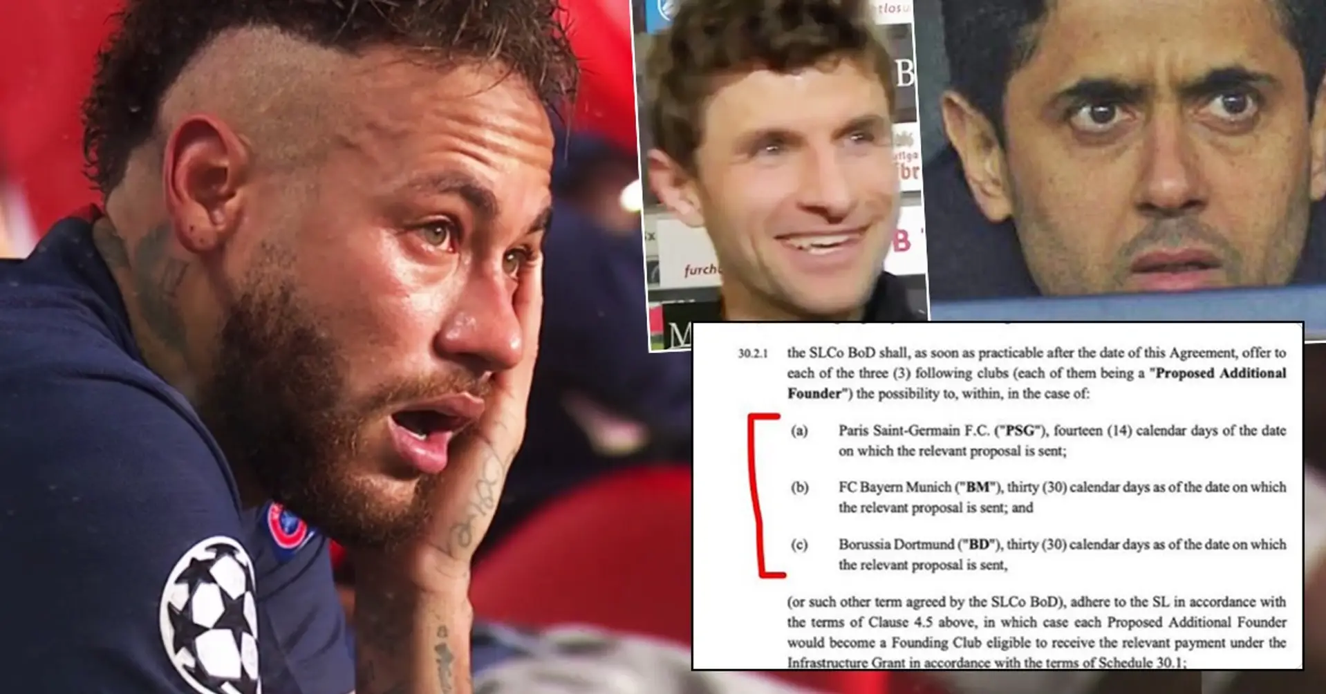 'Perez lied'. Leaked document shows how many days Bayern, PSG and BVB have left to join the Super League