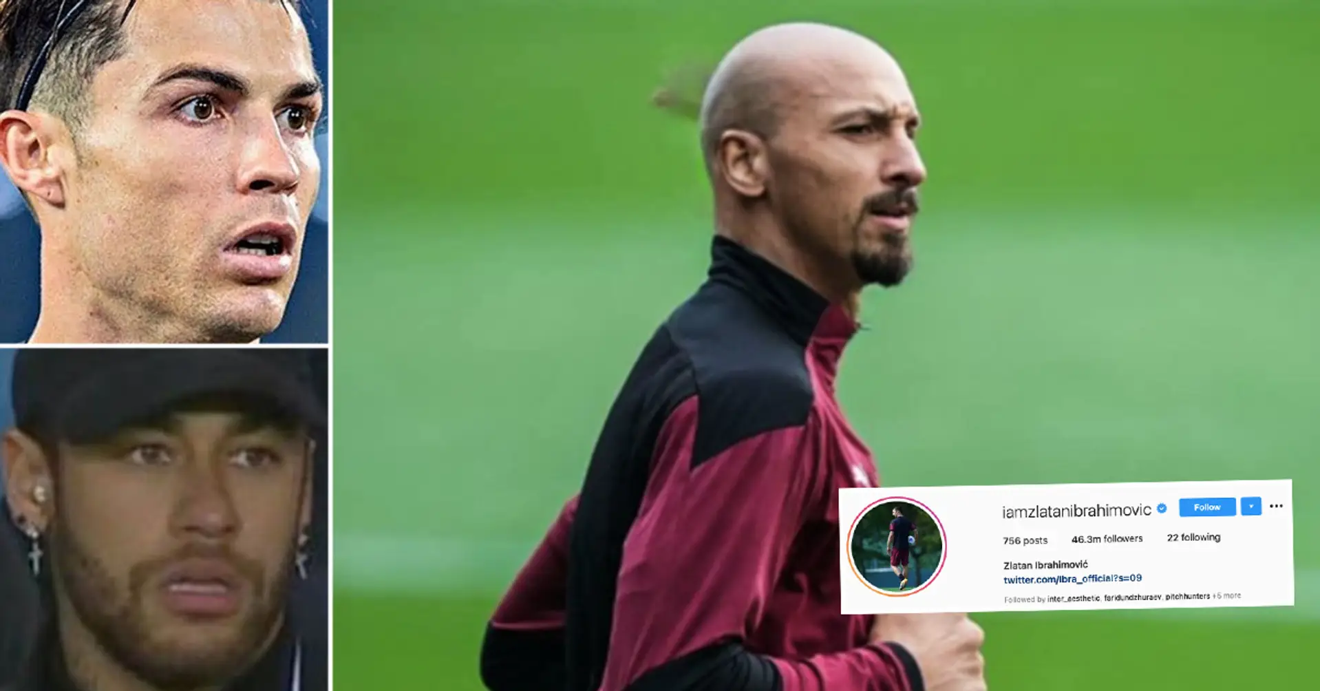 Zlatan confuses fans on Instagram, shares his new 'bald look' after ...