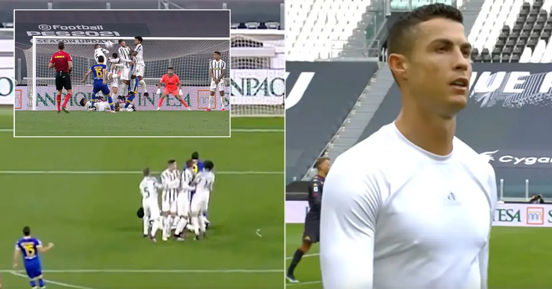 'Inexcusable. It's his fault'. Cristiano Ronaldo shocks fans with bizzare behavior during free-kick