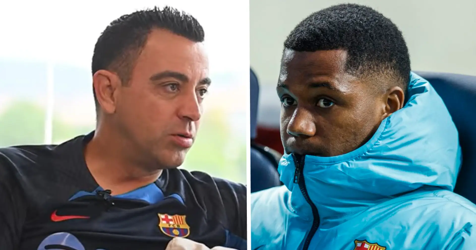 Xavi a Ansu: 'Ningún jugador es titular garantizado en el Barça. Esto no es una ONG'