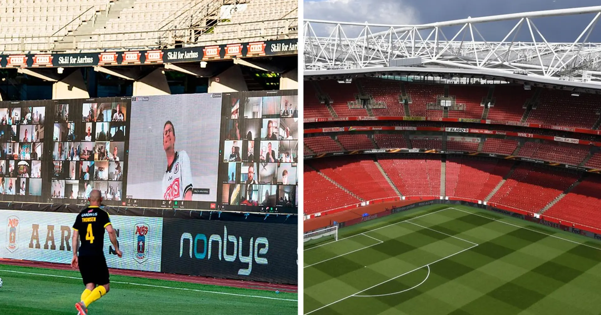 Virtual stands & 5 other options Arsenal 'explore' to re-create Emirates atmosphere at remaining home games