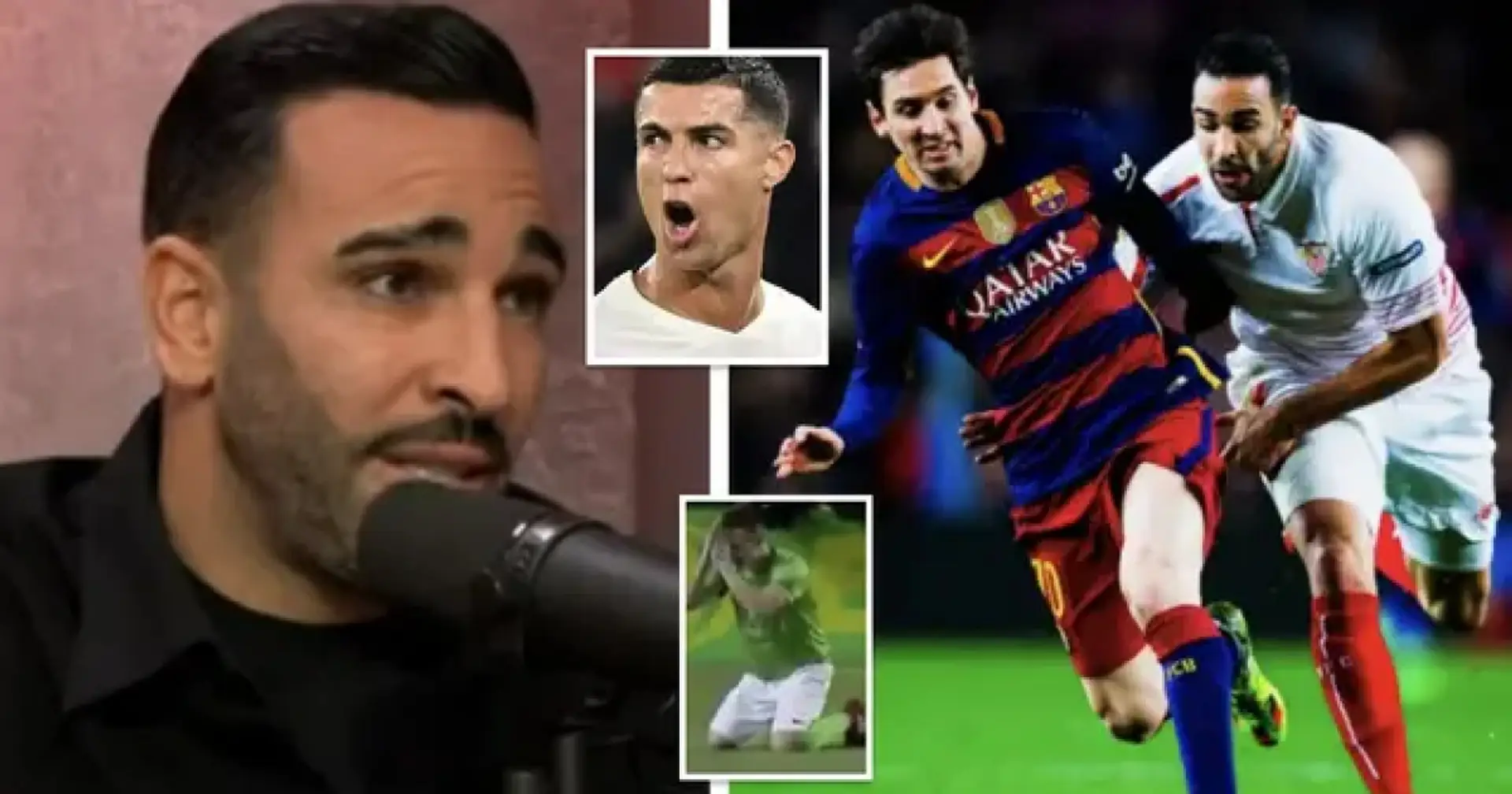"Dann fängst du an, zu Gott zu beten": Adil Rami erklärt, warum Ronaldo nicht mit Messi verglichen werden kann