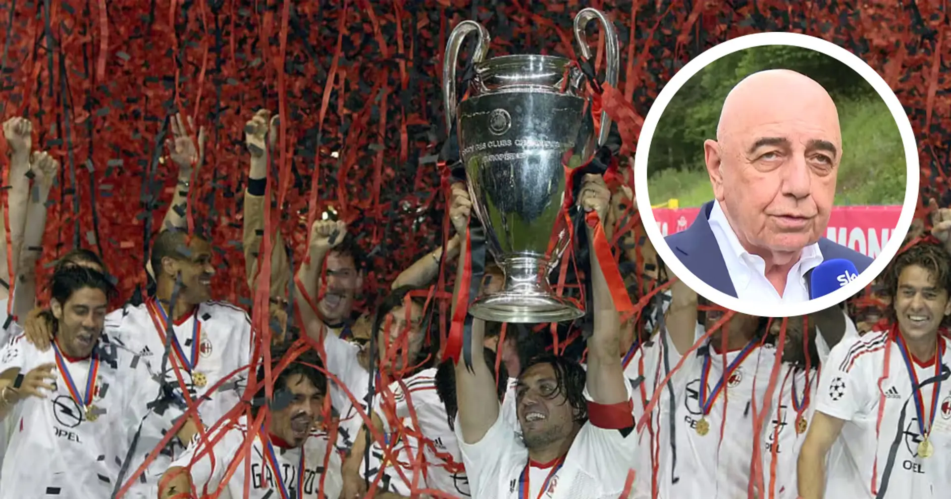 "Senza di lui non avremmo vinto la Champions!", Galliani ricorda Manchester, una Leggenda del Milan è stata decisiva