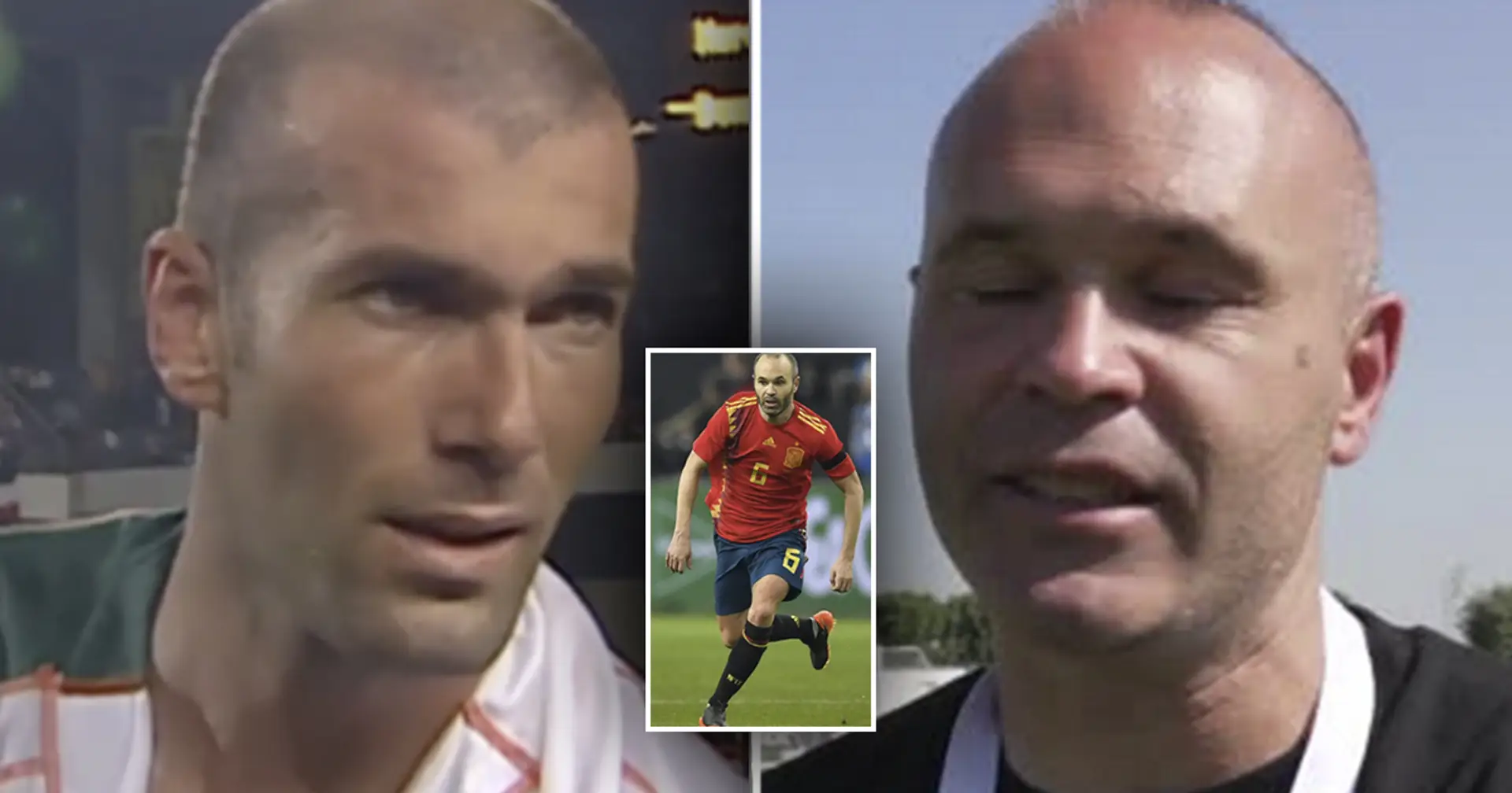 Iniesta gets told he is better than Zidane, his 3-word response is classy
