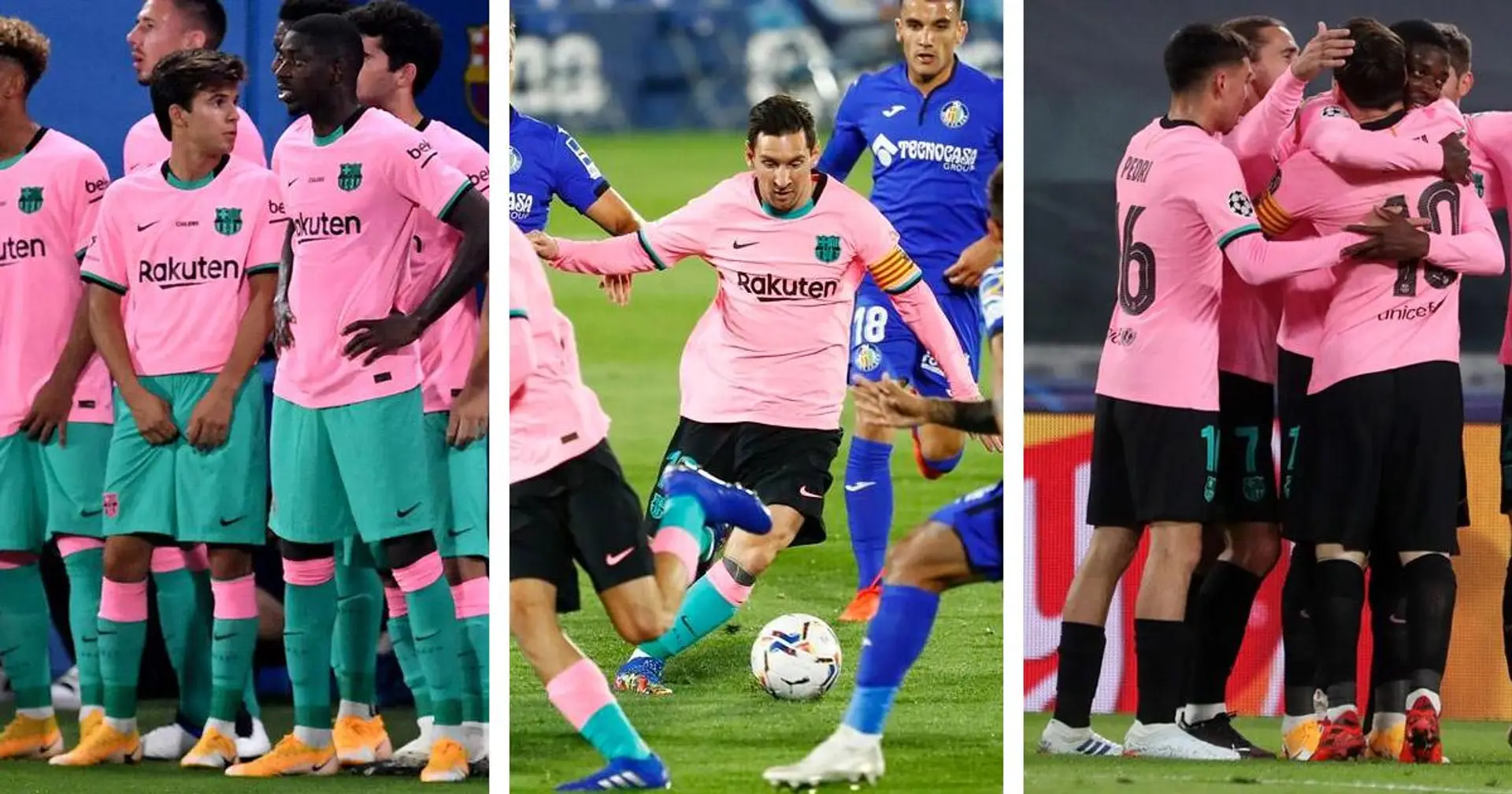 Même maillot, différents shorts et chaussettes: comment et pourquoi le 3e ensemble du Barça a changé tout au long de la saison