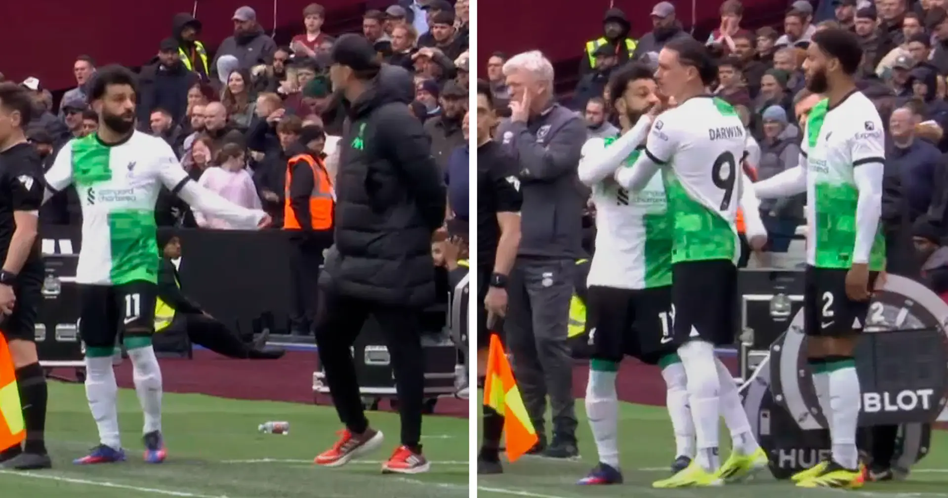 Are they having a serious fight? Salah angrily responds to a question about a row with Klopp