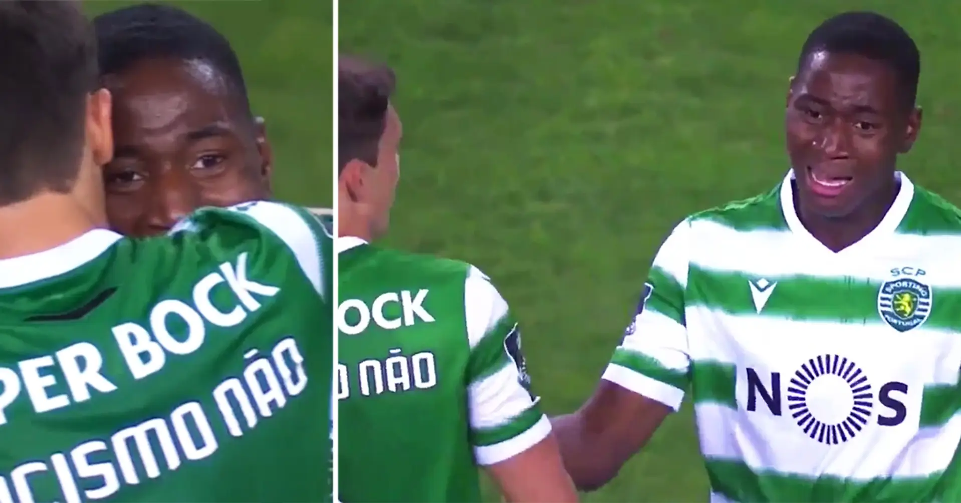 Sporting wonderkid cries during game when he realises he's the youngest player in club's history