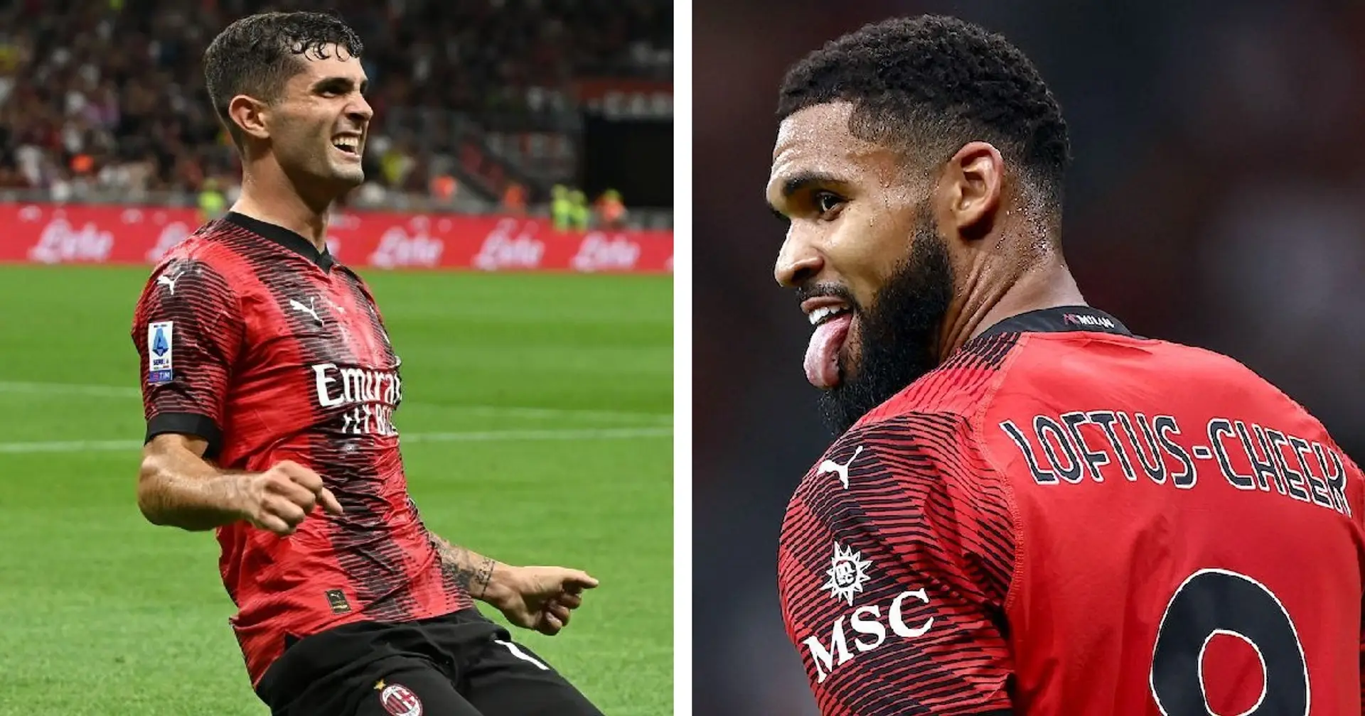 Former Chelsea boys Loftus-Cheek and Pulisic combine for wonderful team goal for AC Milan (video)