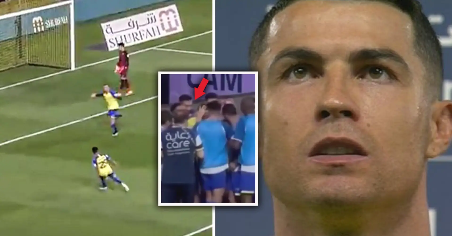 Aber das kam unerwartet: Die Kamera hat eingefangen, wie Cristiano Ronaldo nach einem Tor Sudschūd macht - was ist das?