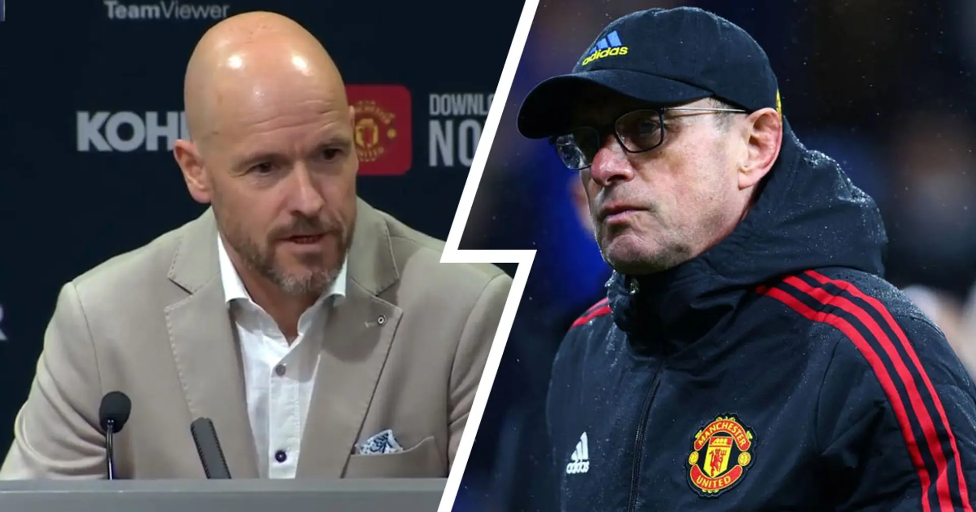 Ten Hag reveals stance on working with Rangnick - gives interesting verdict on his consultancy role