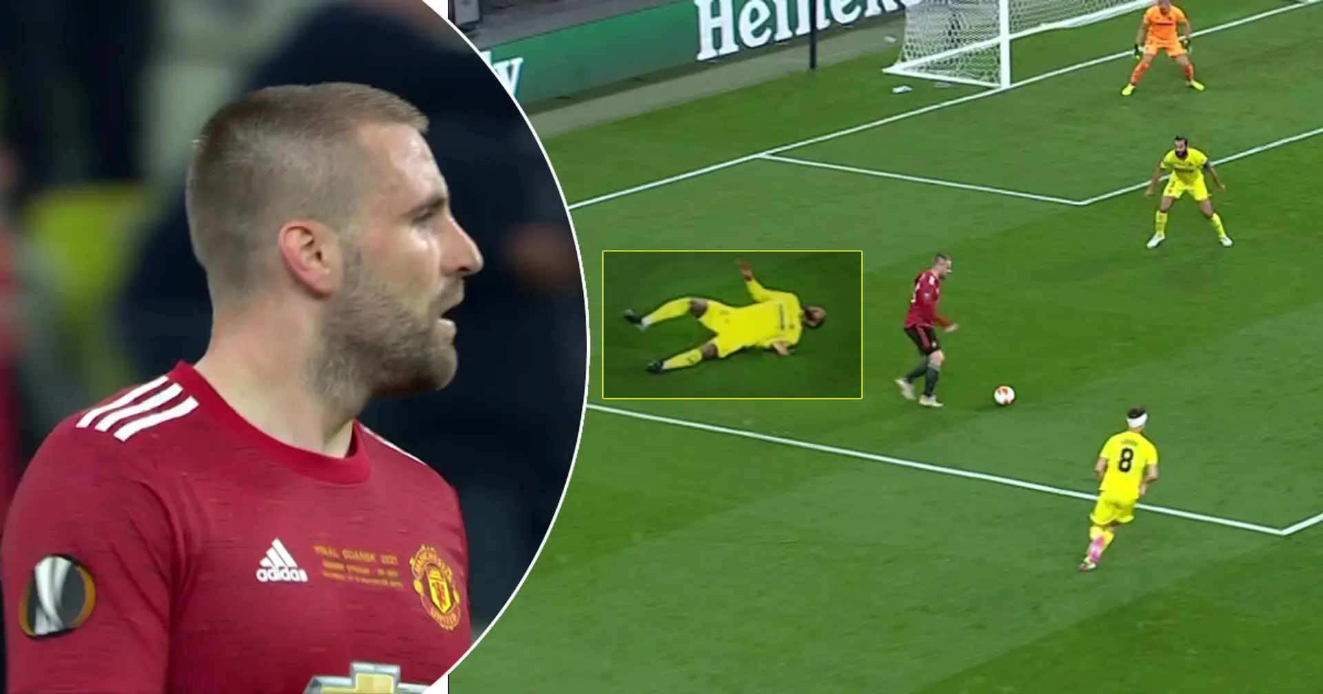 Caught on camera: Shaw makes Capoue look like dead fish in underrated episode from Europa final