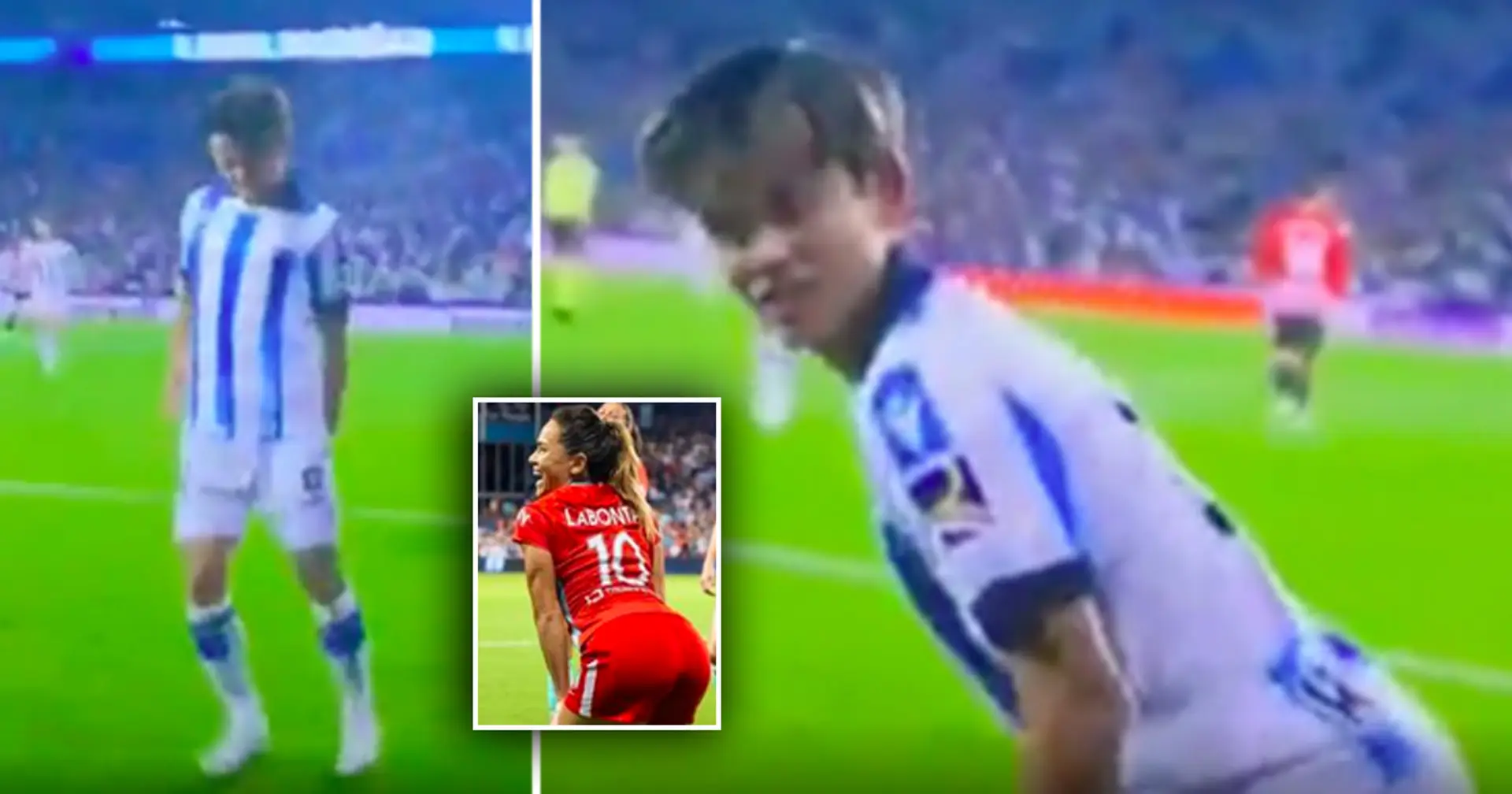 Takefusa Kubo twerking and touching butt during Athletic Bilbao game – what? Explained