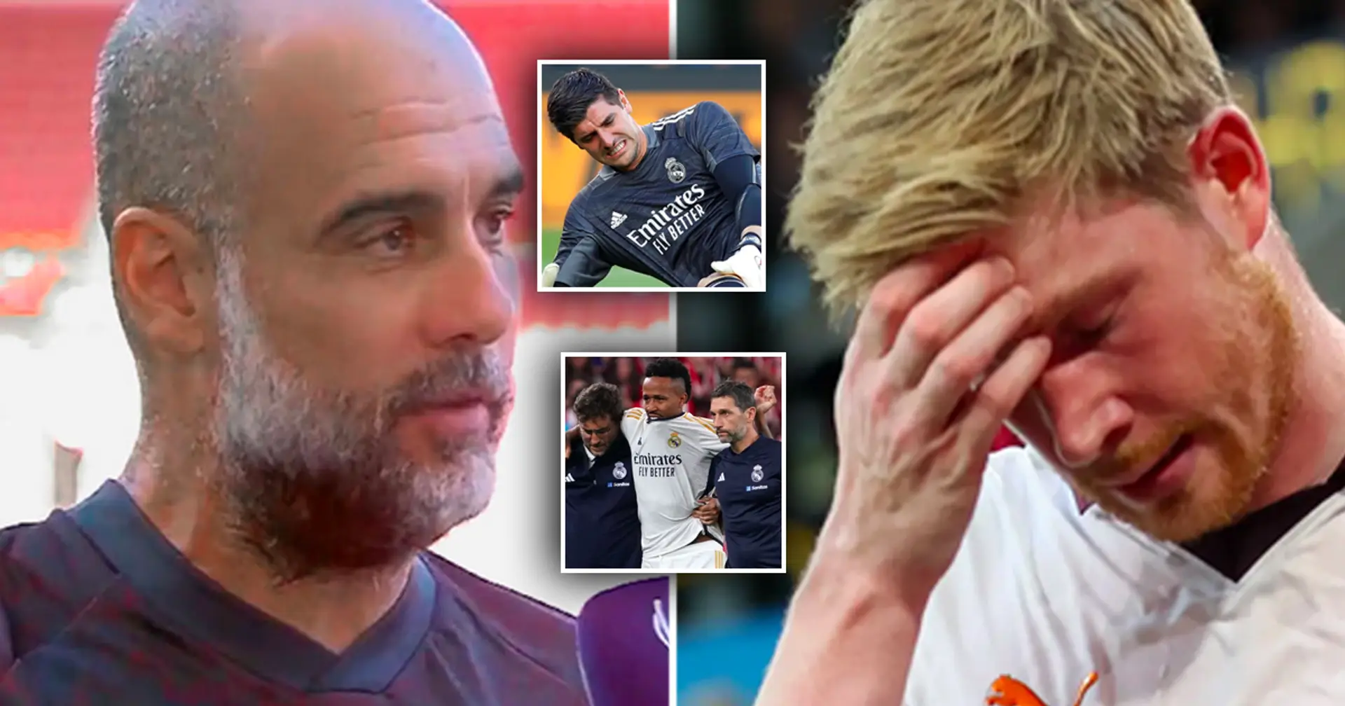 'They make you go to Asia, to the US': Guardiola mentions Militao and Courtois in emotional rant