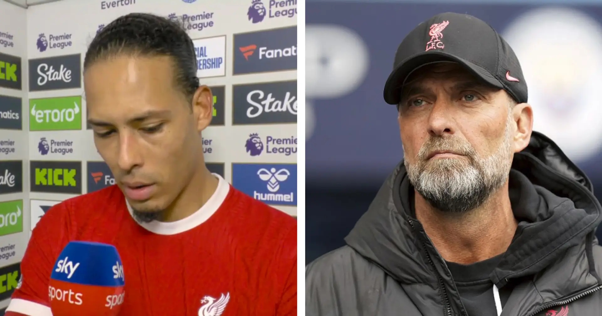'I'm really proud': Virgil van Dijk on his emotions ahead of last Liverpool games under Jurgen Klopp