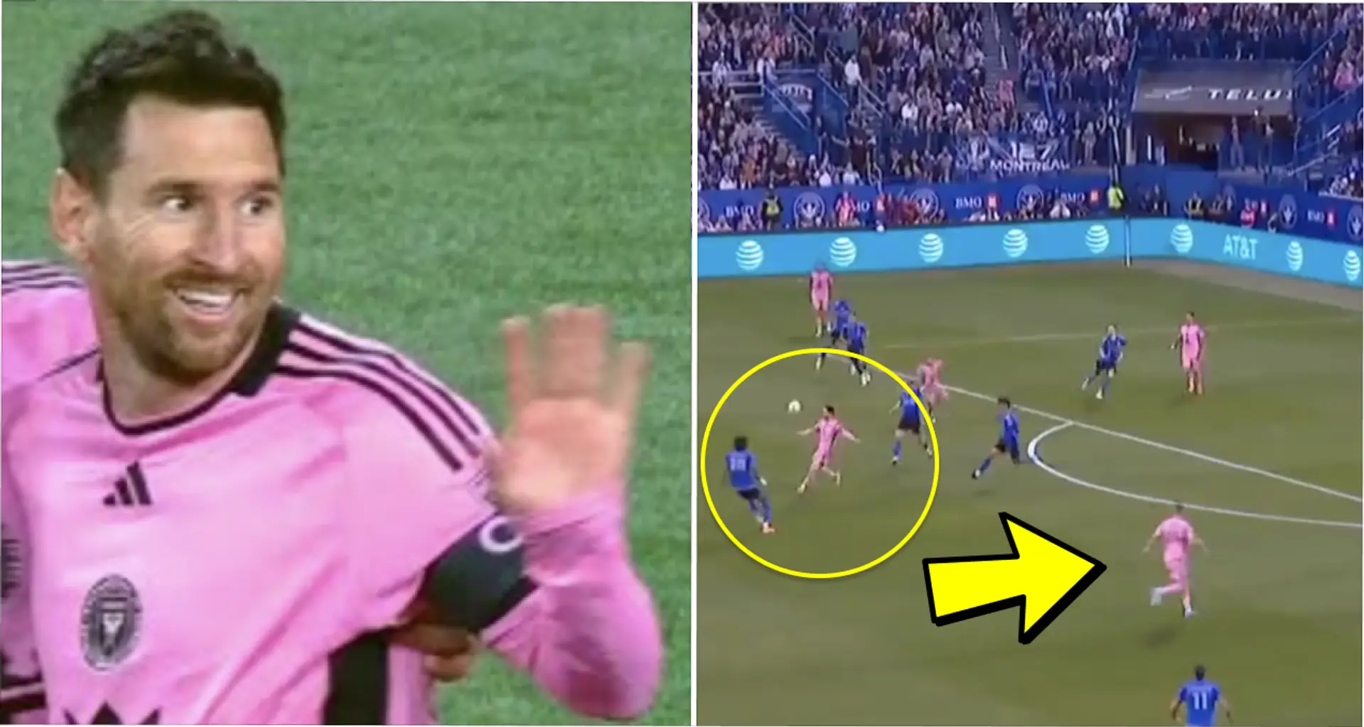Leo Messi's jaw-dropping no-look pass for Inter Miami teammate spotted