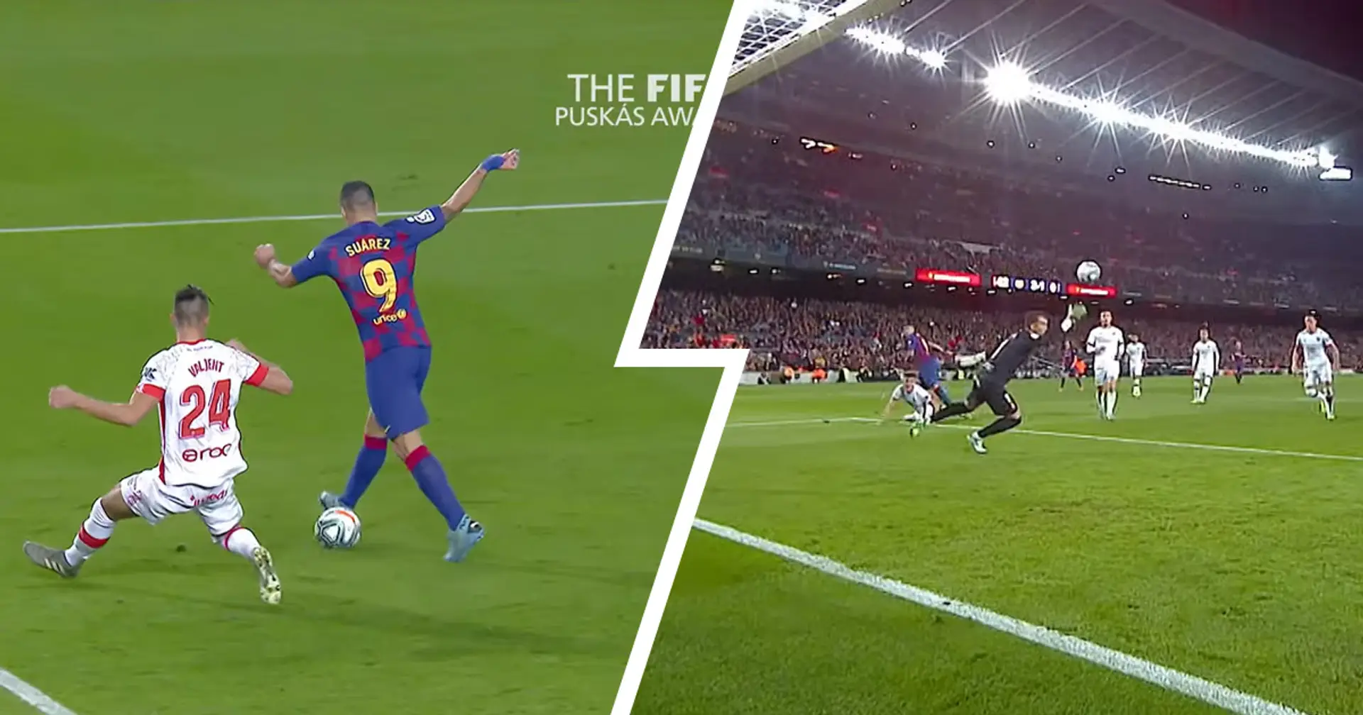 Luis Suarez's back-heel goal against Mallorca nominated for 2020 FIFA Puskas Award (video)