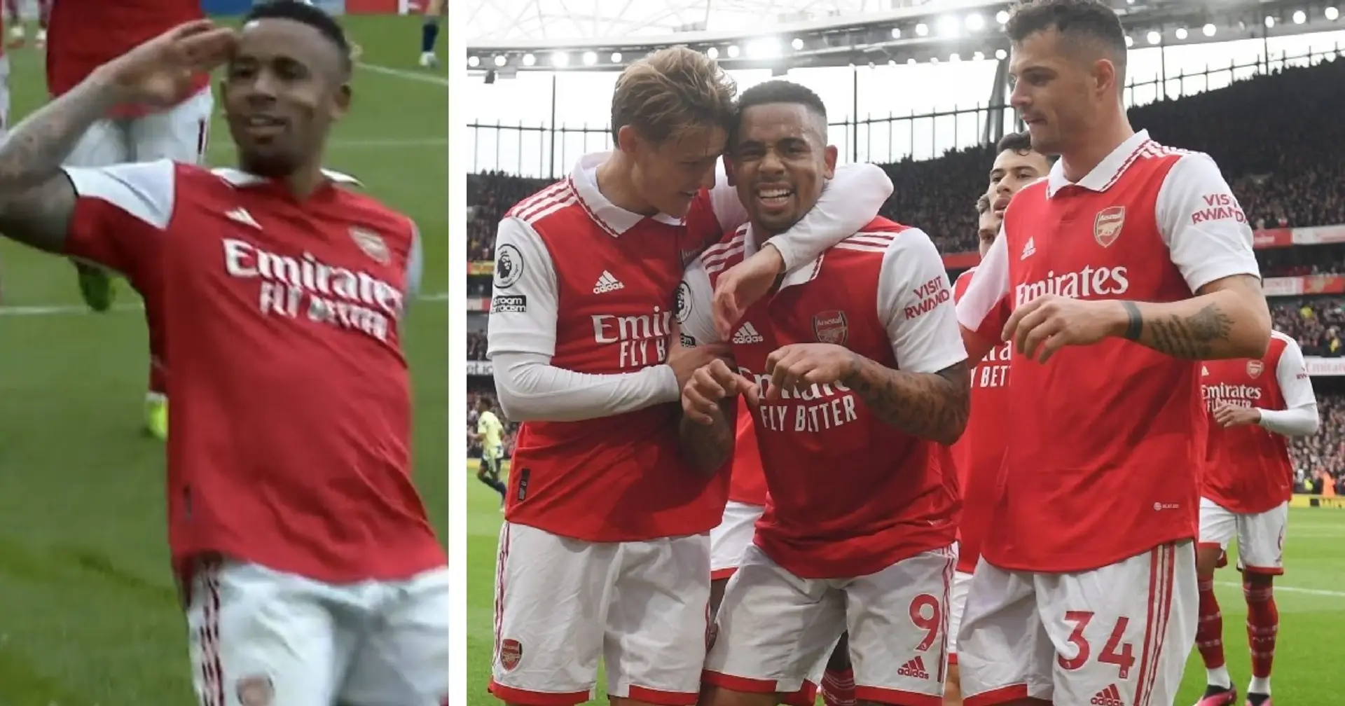 Revealed: How Arsenal players reacted to Jesus in the dressing room after his goals v Leeds
