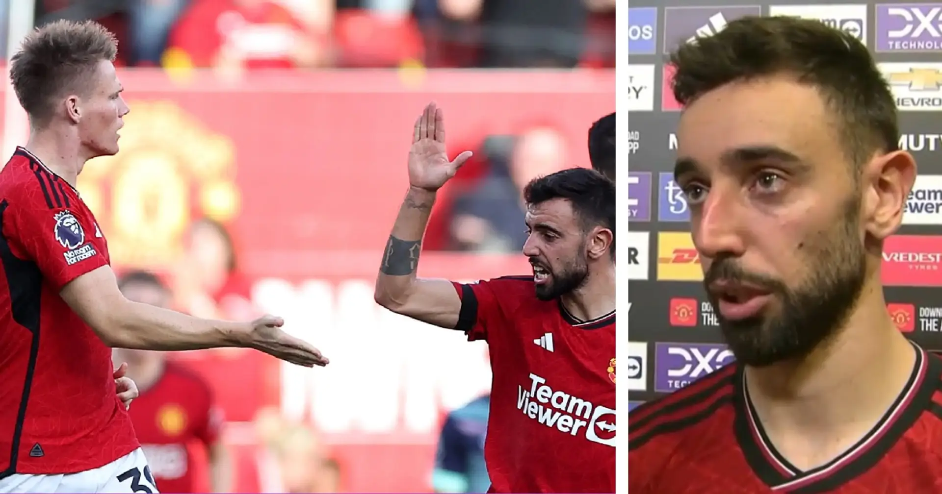 Bruno Fernandes sends message to McTominay about lack of game time