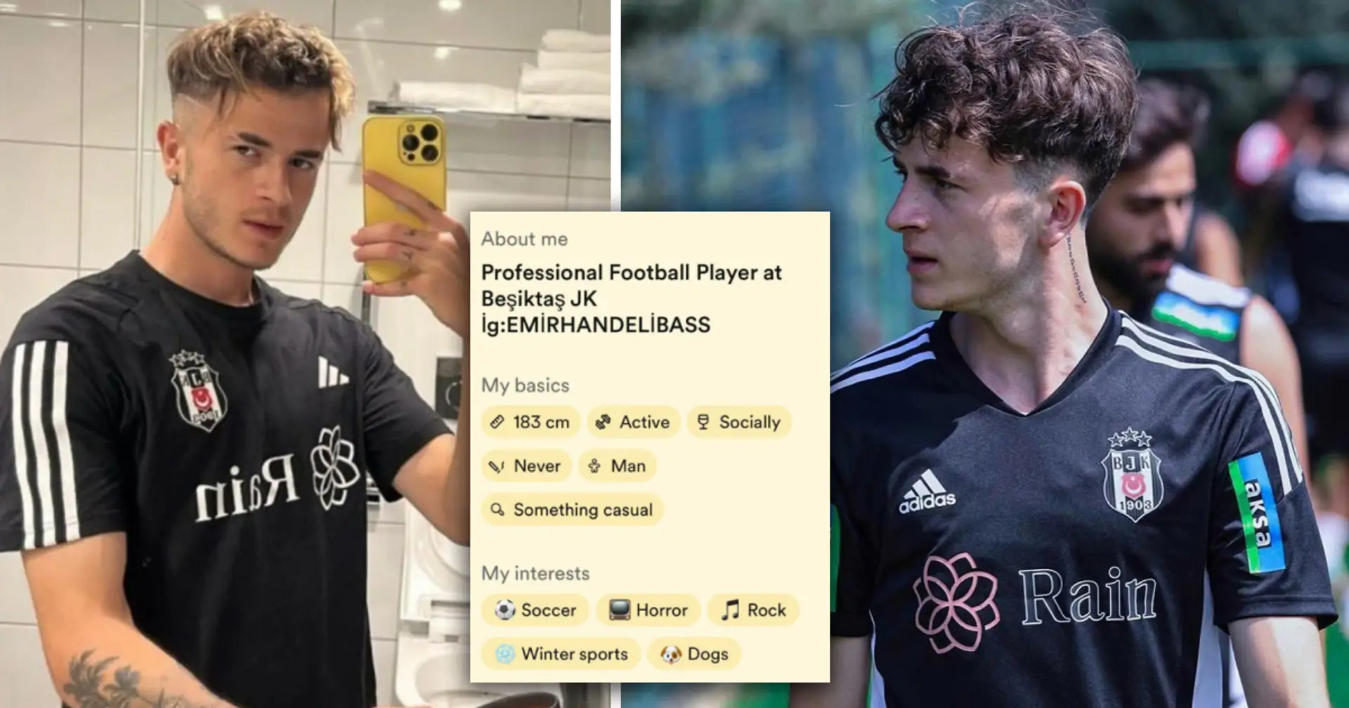 Besiktas ends midfielder's contract after dating profile goes viral as player brands account 'fake'