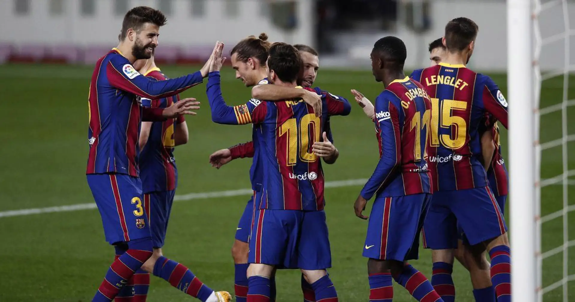 De Jong a la cabeza, Messi segundo: los jugadores del Barça más utilizados esta temporada