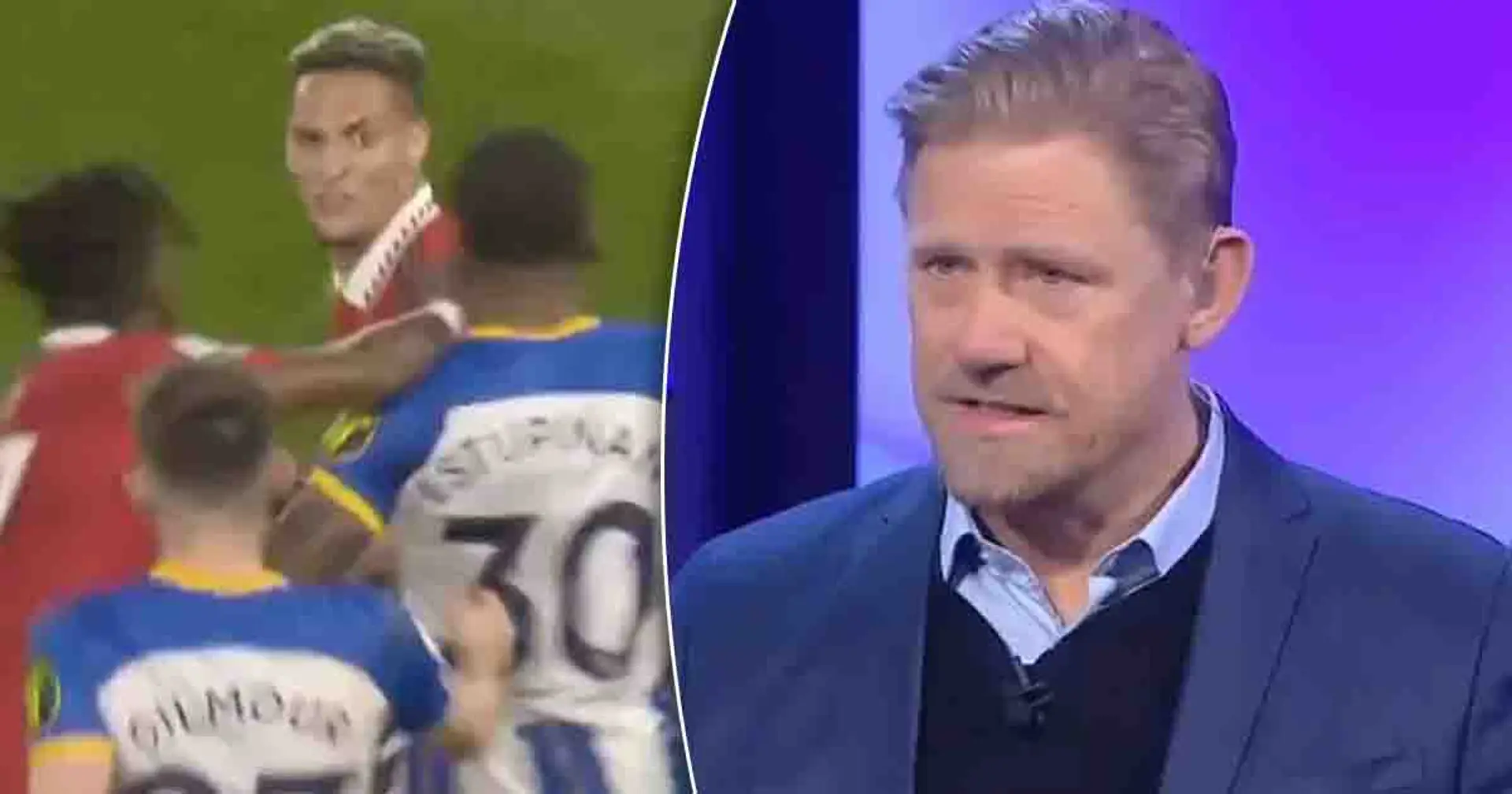 'You cannot do that': Peter Schmeichel sends fiery message to Antony for Brighton clash