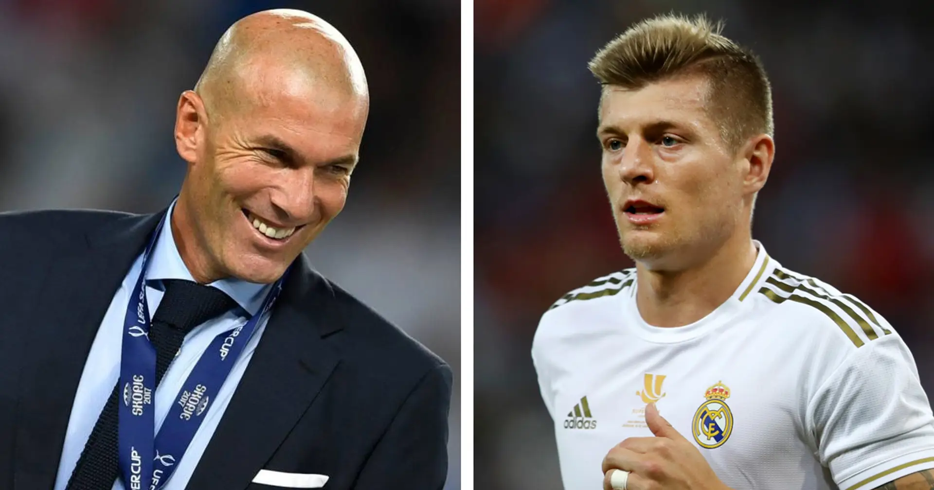 Zidane elogia a Kroos: 'Siempre presumiré de haberle entrenado, admiro su mente'